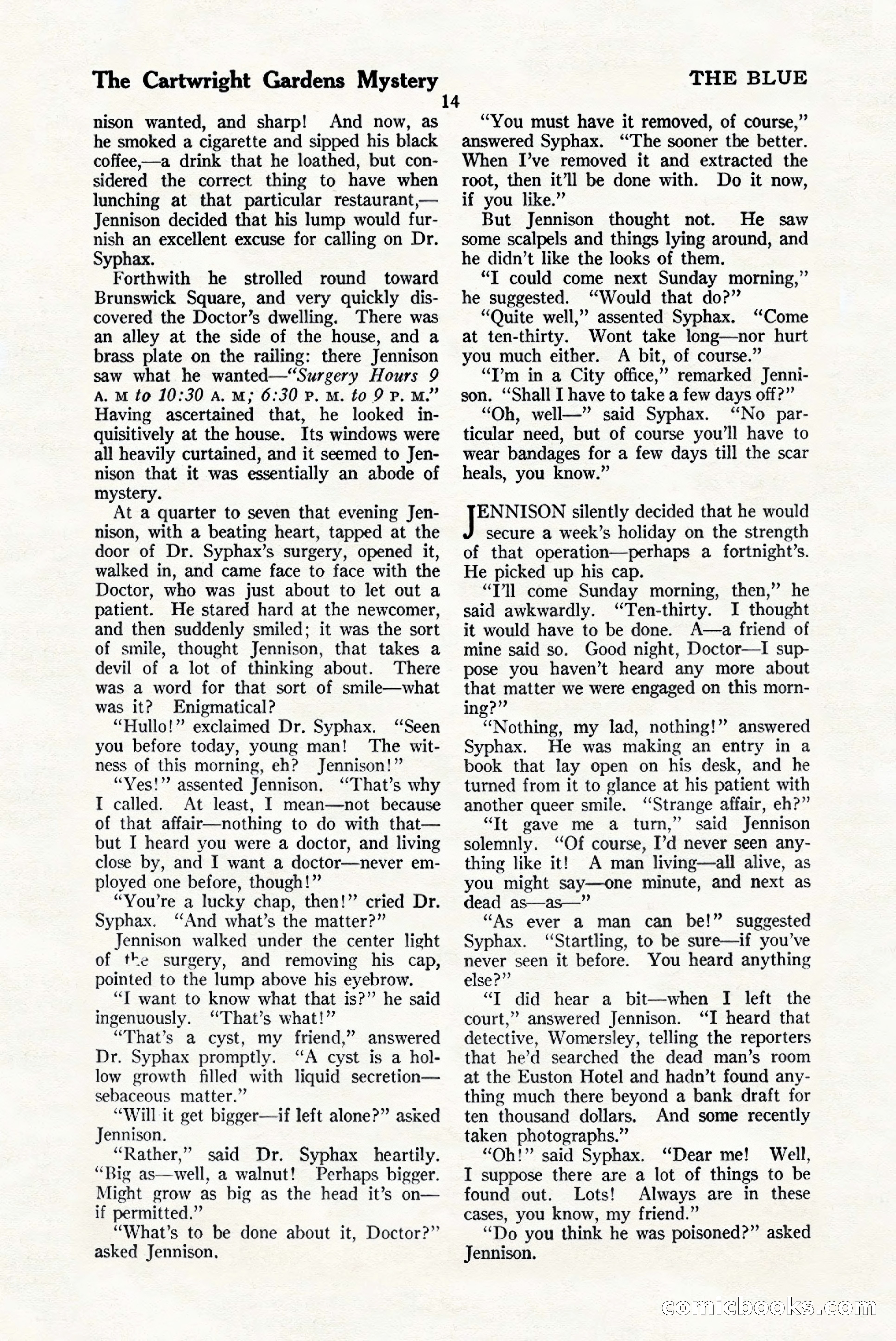 The Blue Book Magazine, January 1925 — page 20 of 208