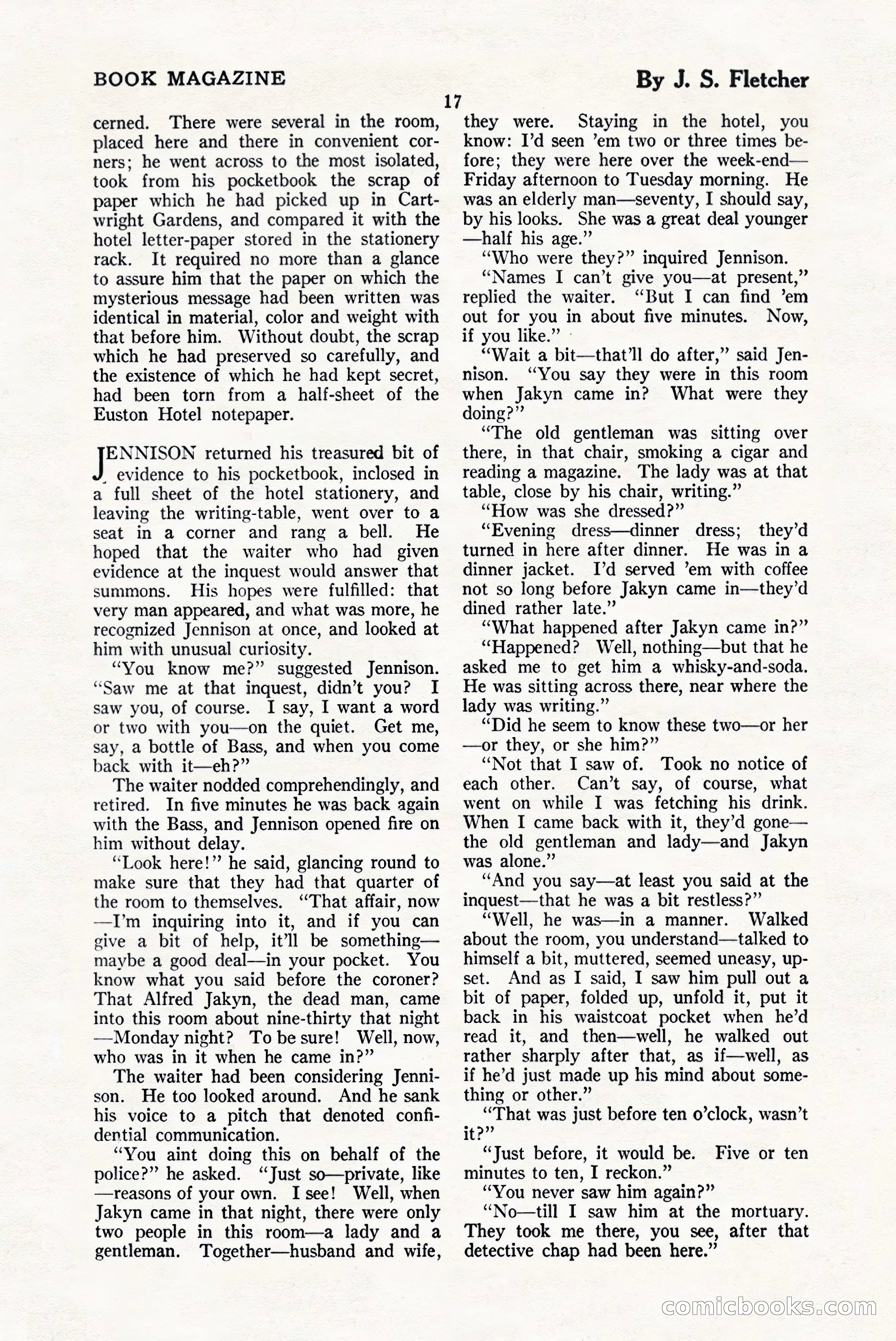 The Blue Book Magazine, January 1925 — page 23 of 208
