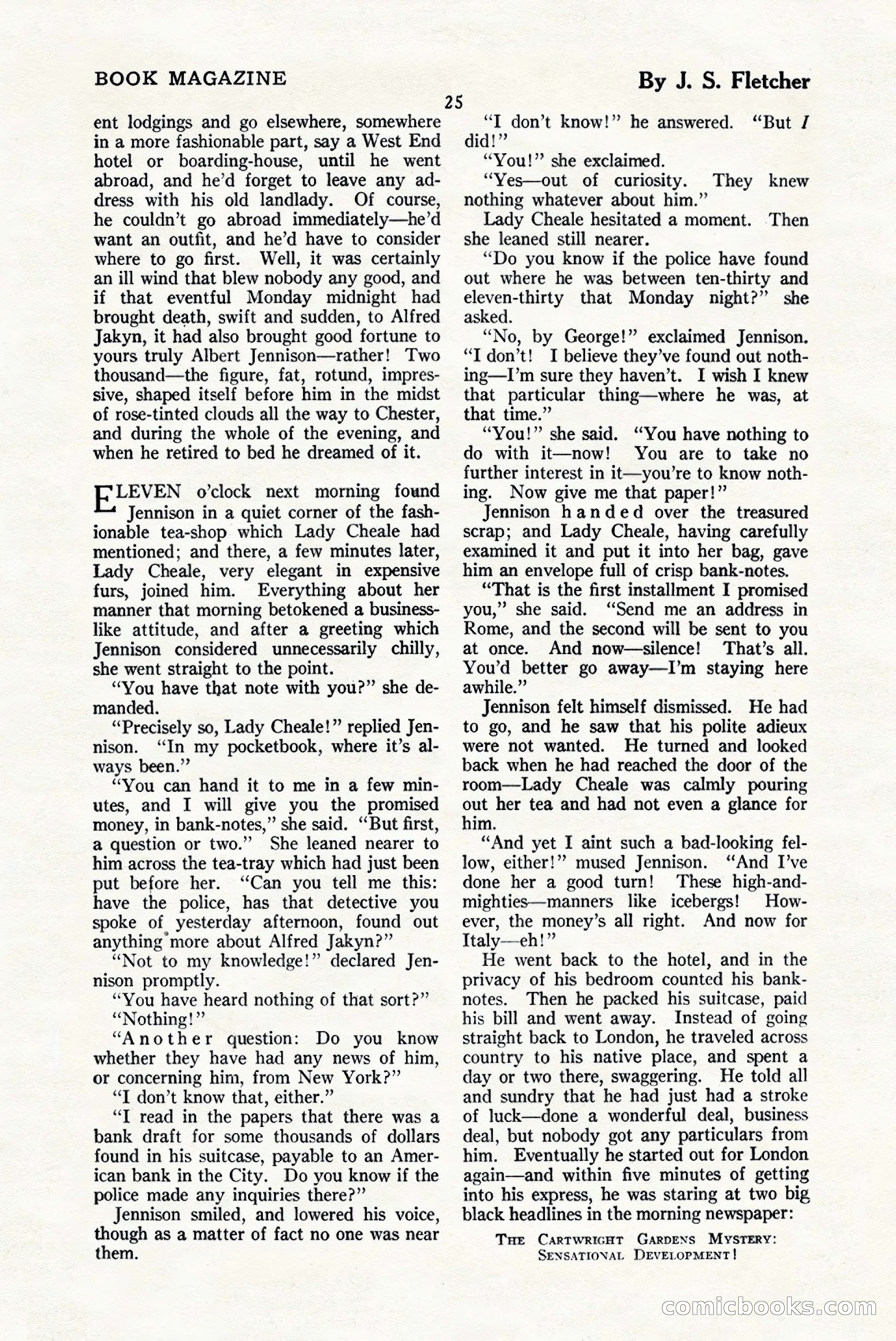The Blue Book Magazine, January 1925 — page 31 of 208