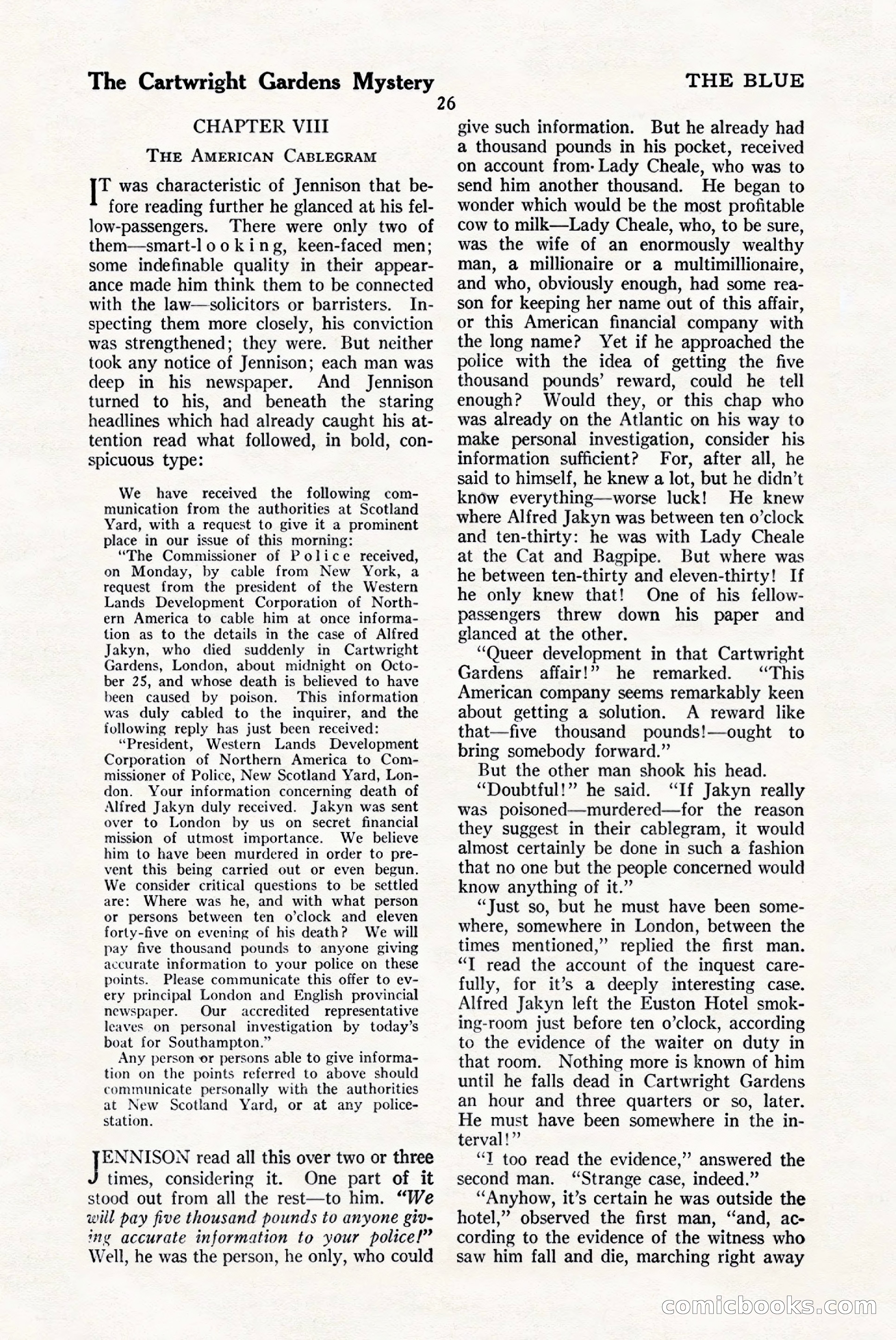 The Blue Book Magazine, January 1925 — page 32 of 208