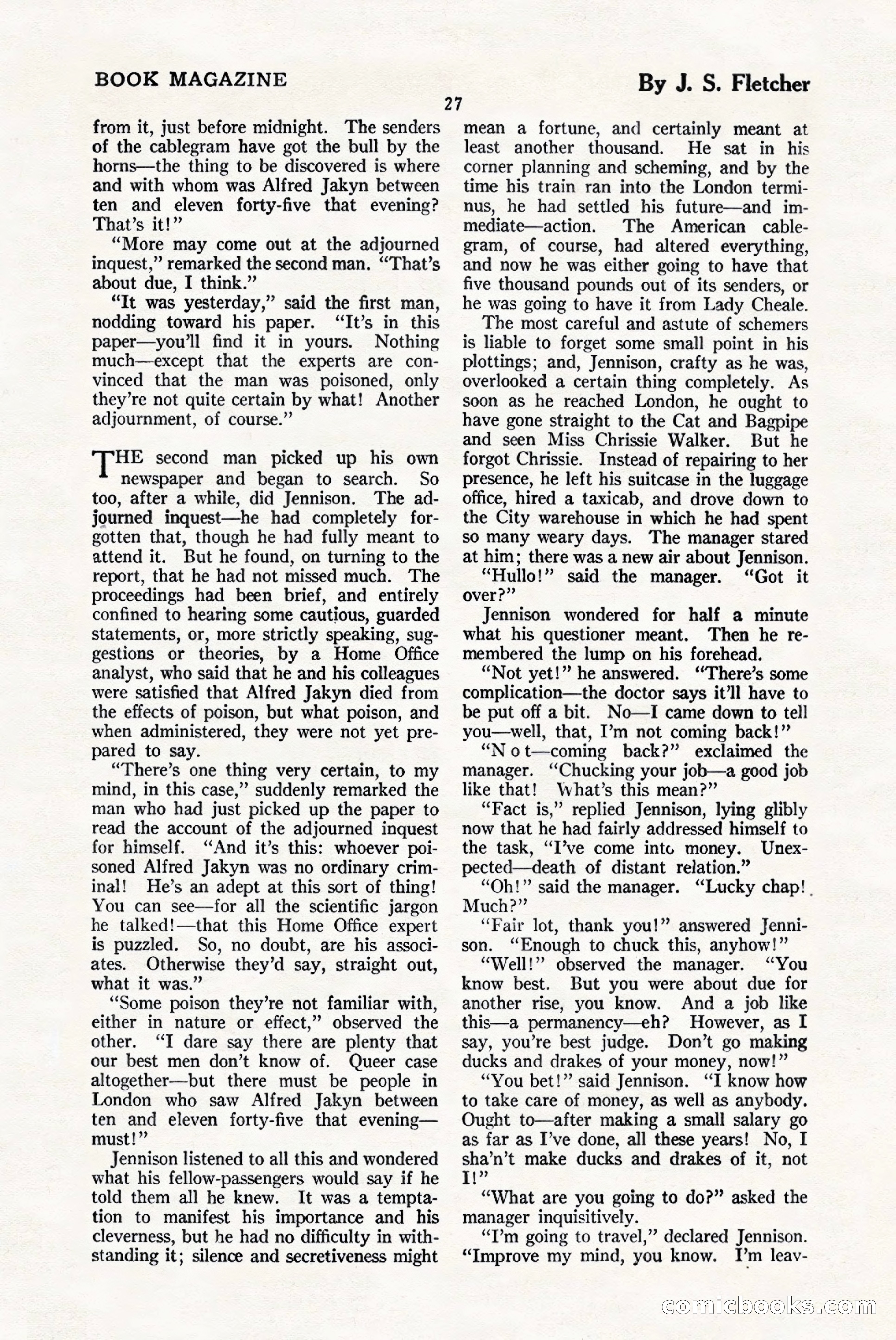 The Blue Book Magazine, January 1925 — page 33 of 208