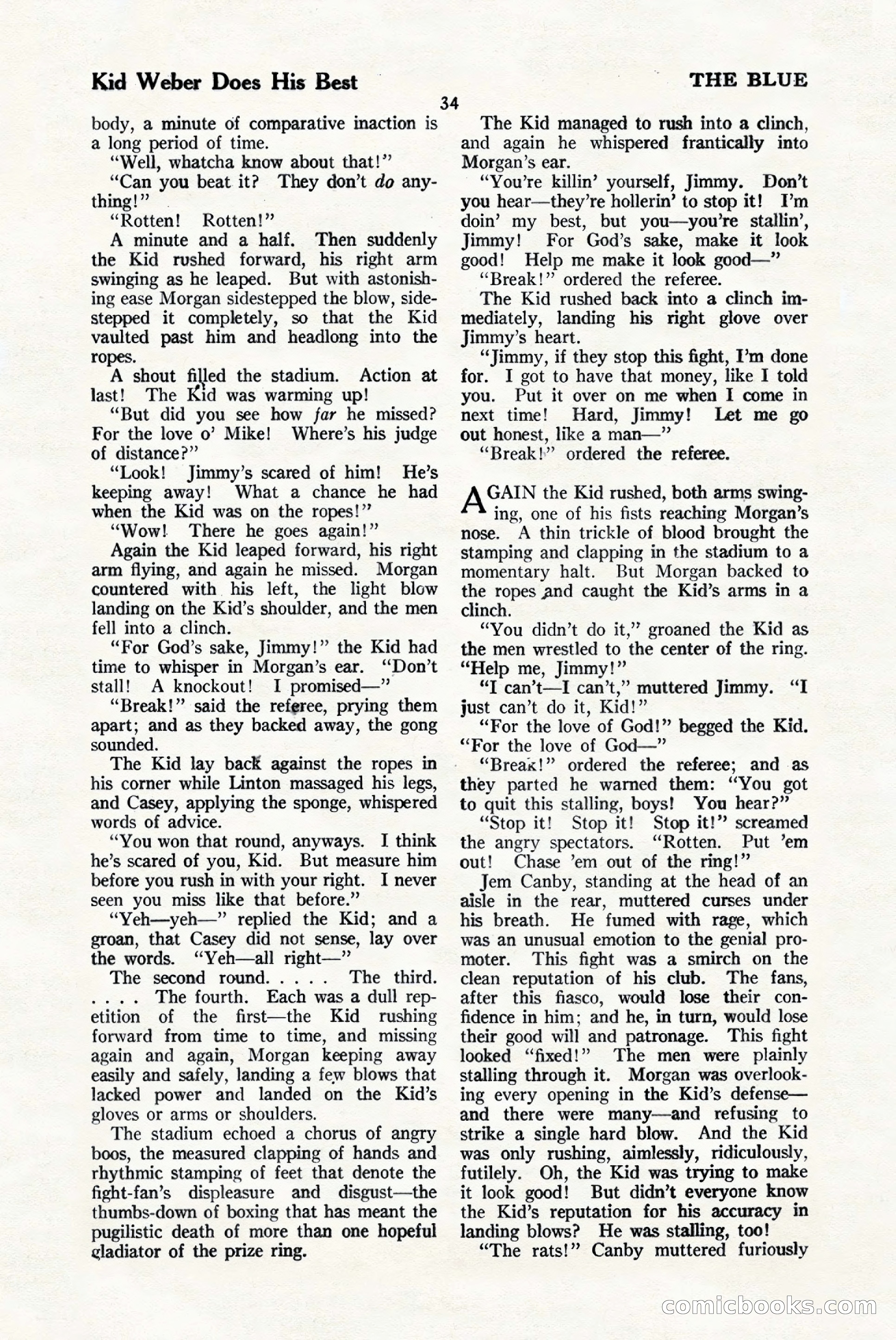 The Blue Book Magazine, January 1925 — page 40 of 208