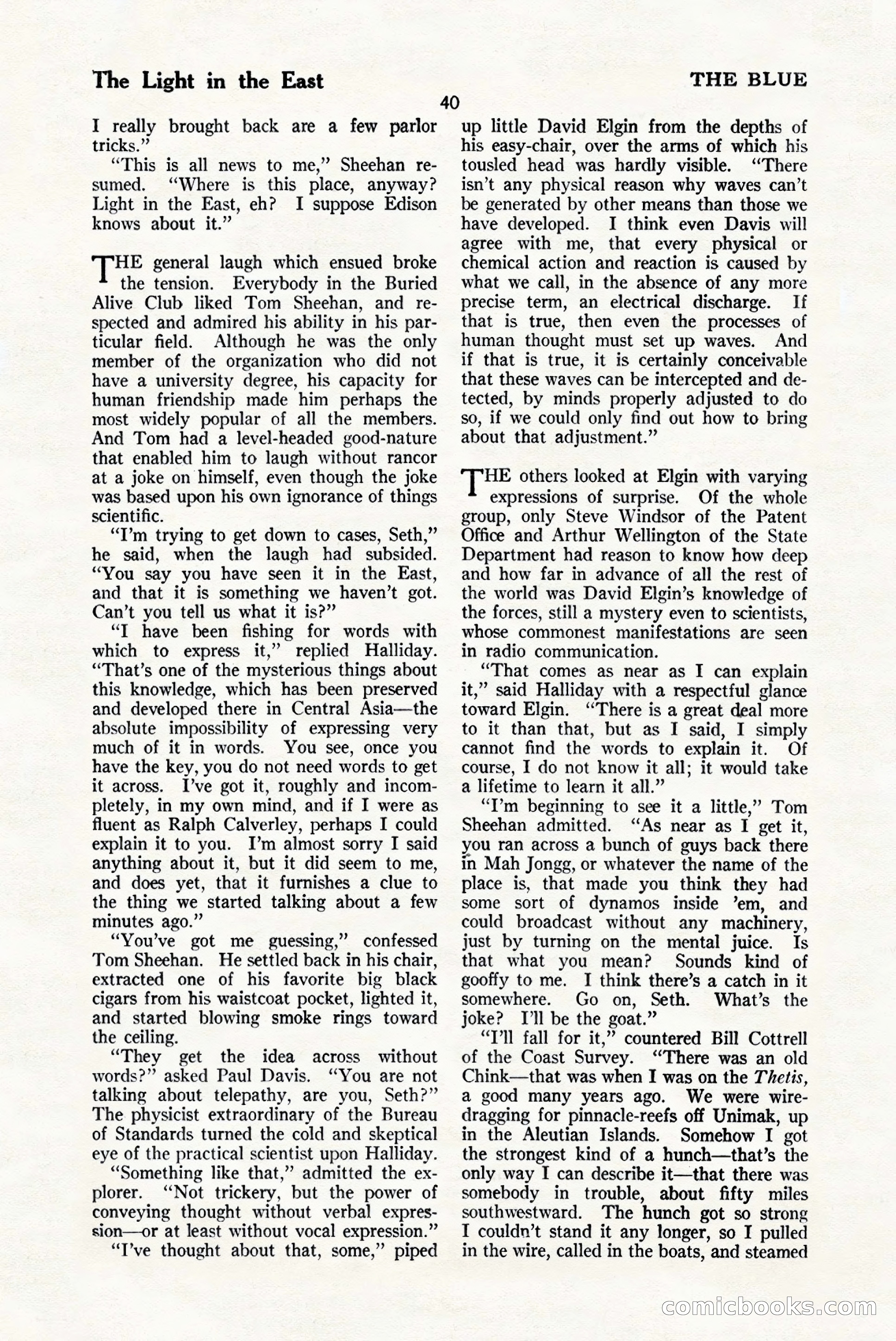 The Blue Book Magazine, January 1925 — page 46 of 208