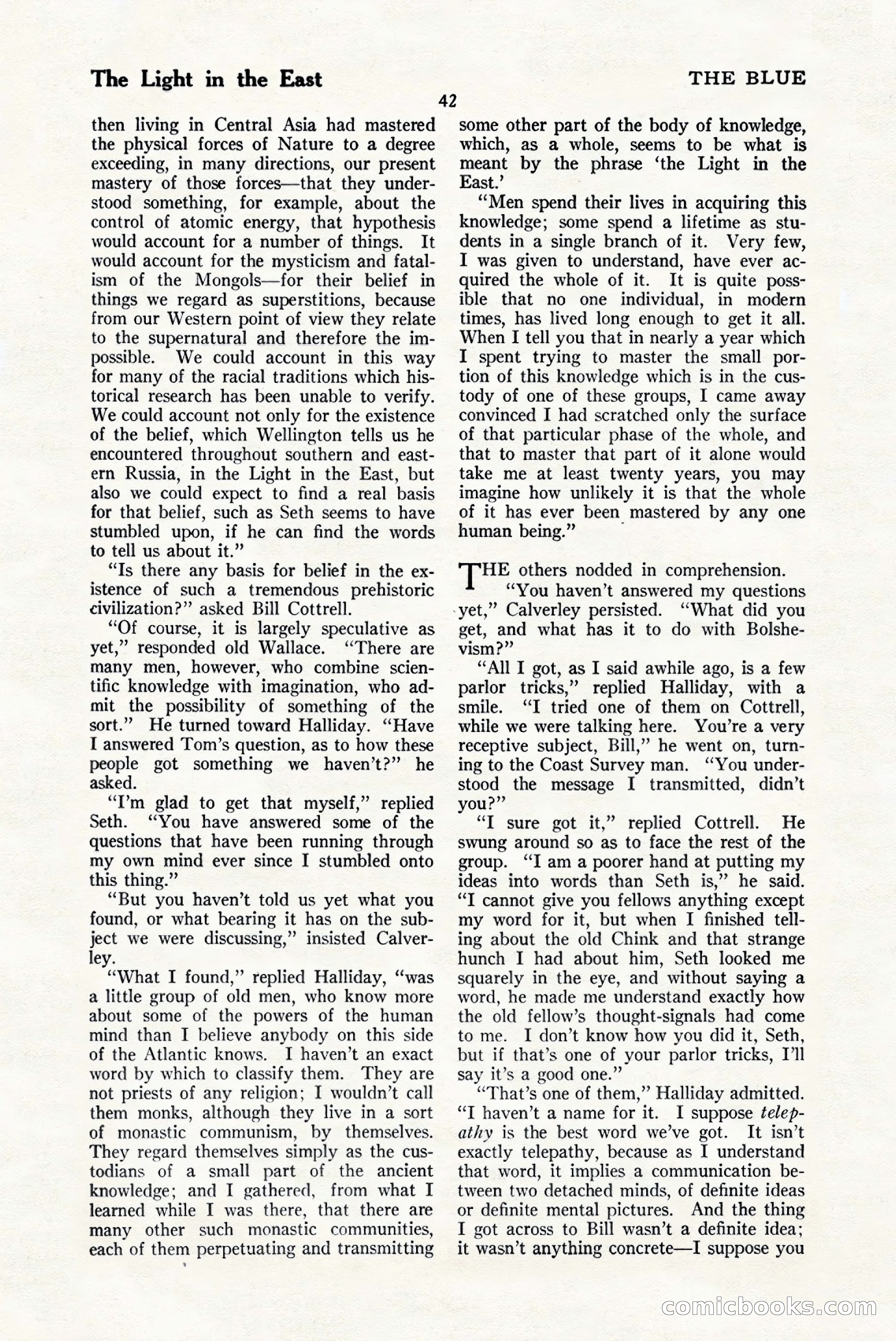 The Blue Book Magazine, January 1925 — page 48 of 208
