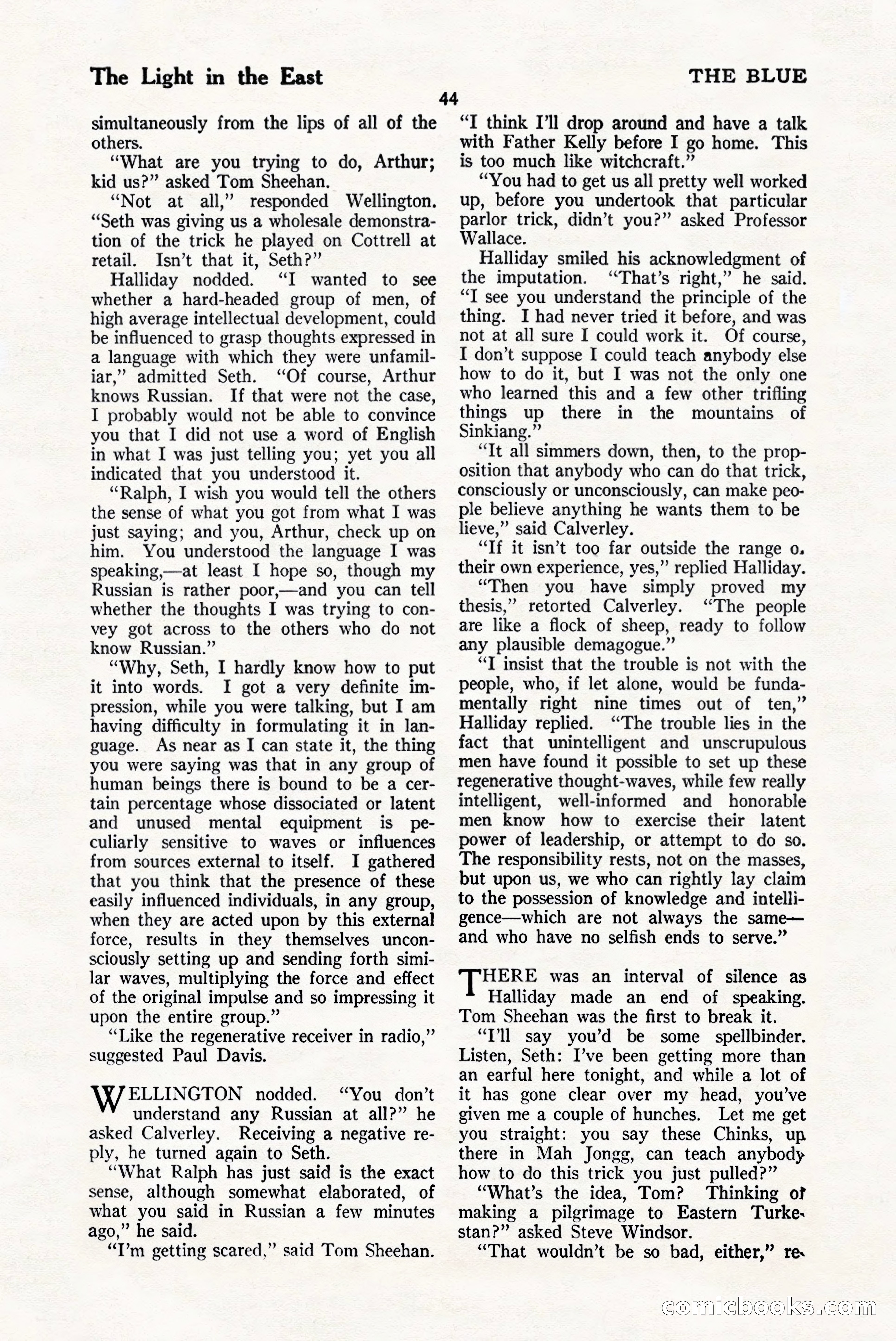 The Blue Book Magazine, January 1925 — page 50 of 208