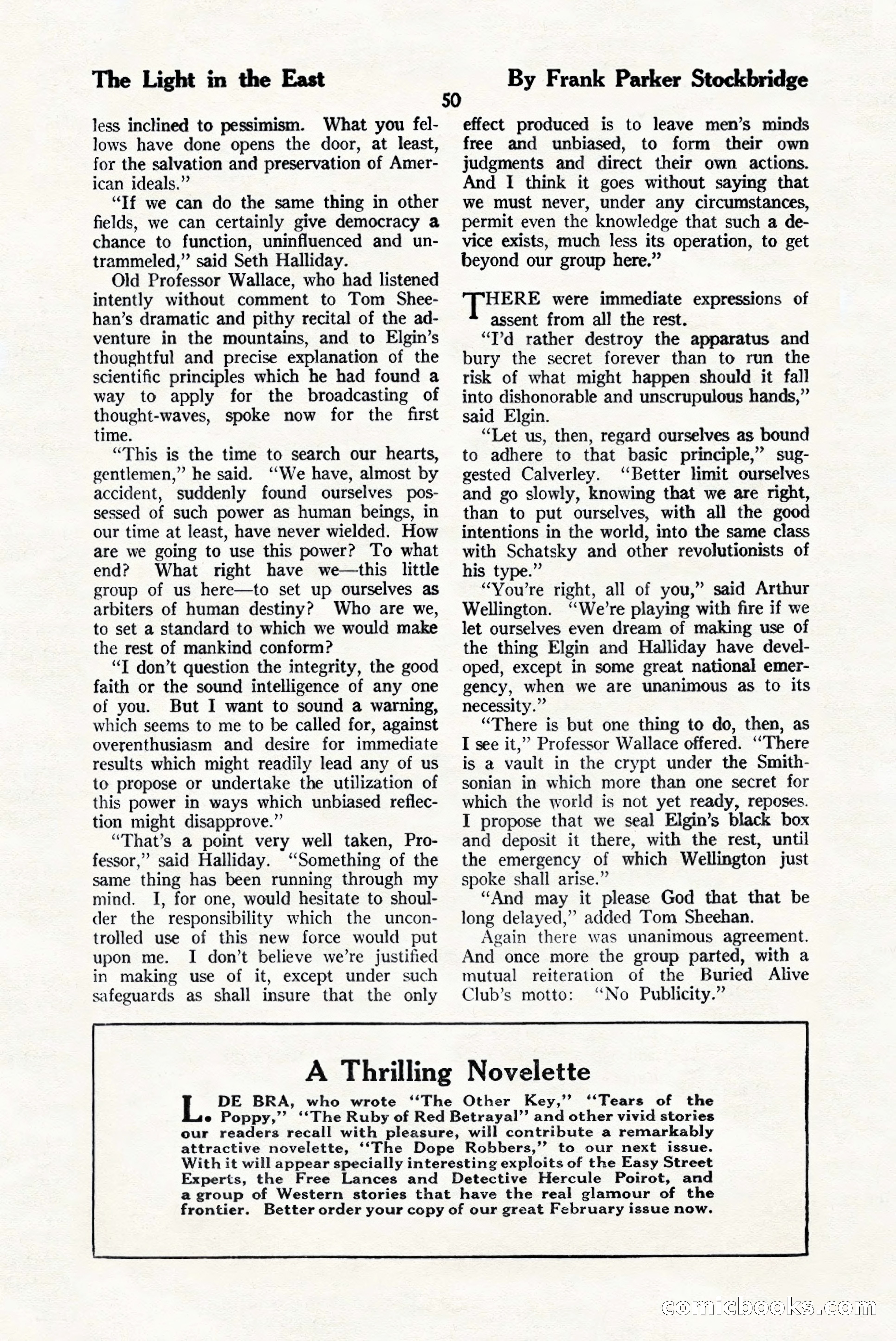 The Blue Book Magazine, January 1925 — page 56 of 208