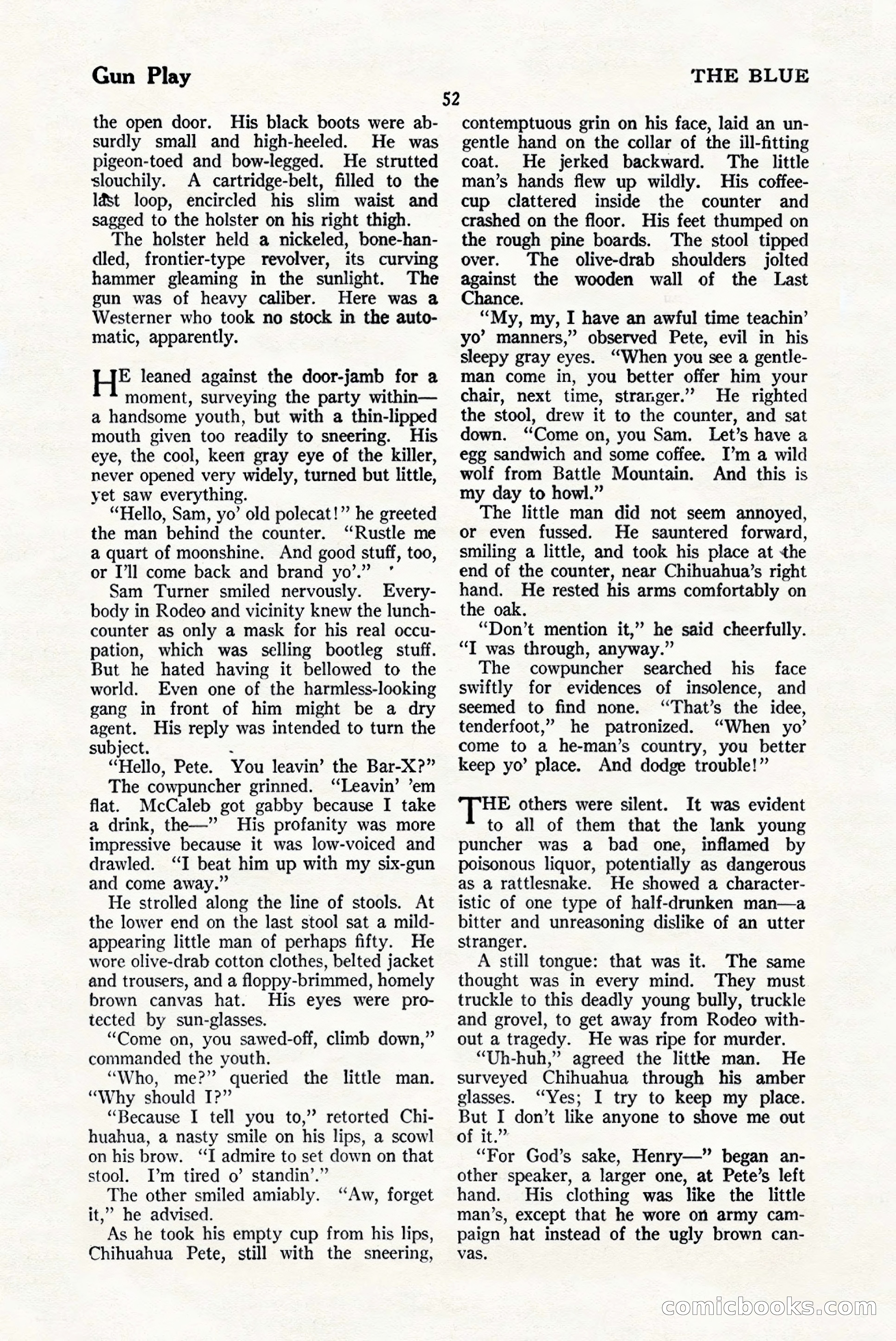 The Blue Book Magazine, January 1925 — page 58 of 208