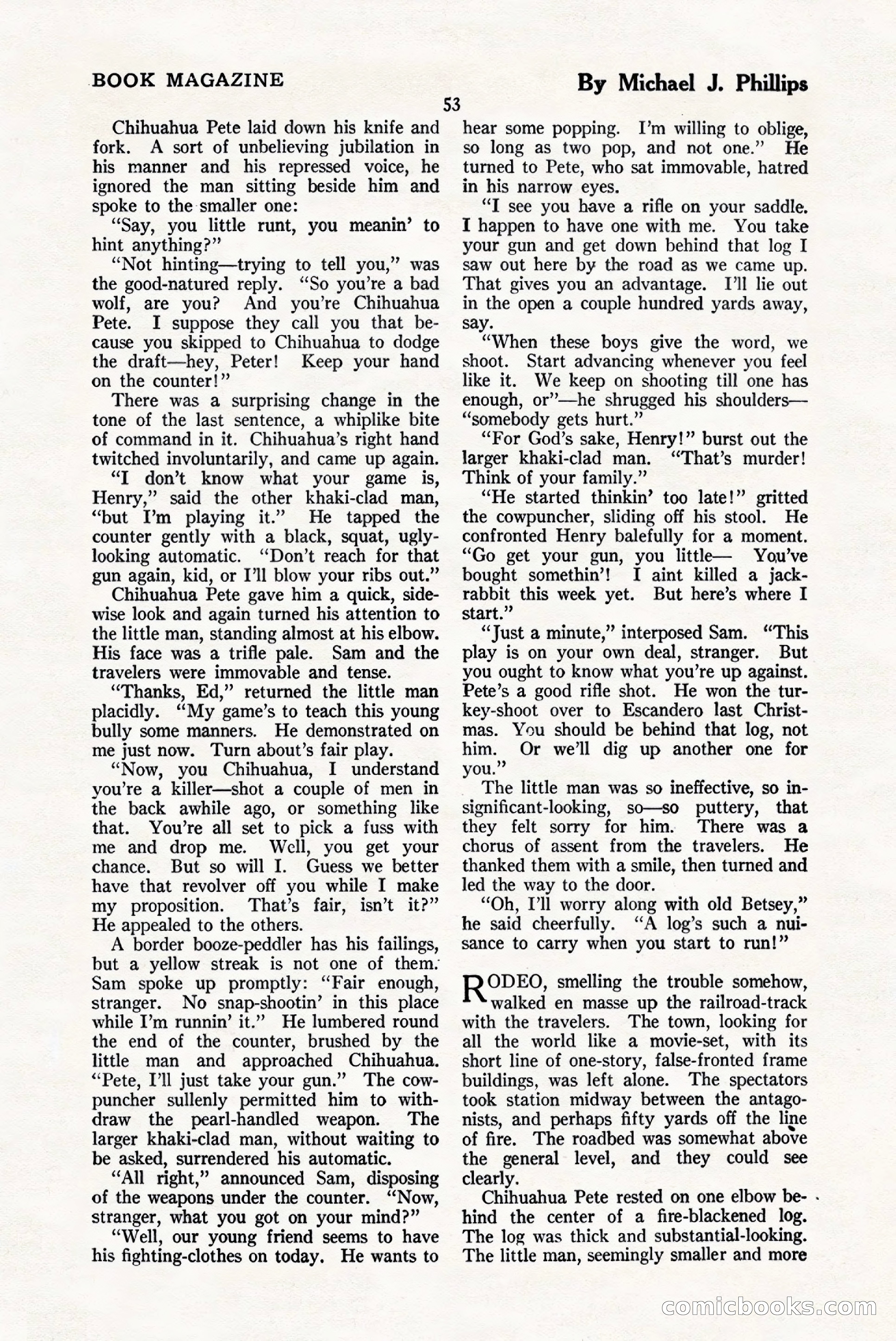 The Blue Book Magazine, January 1925 — page 59 of 208