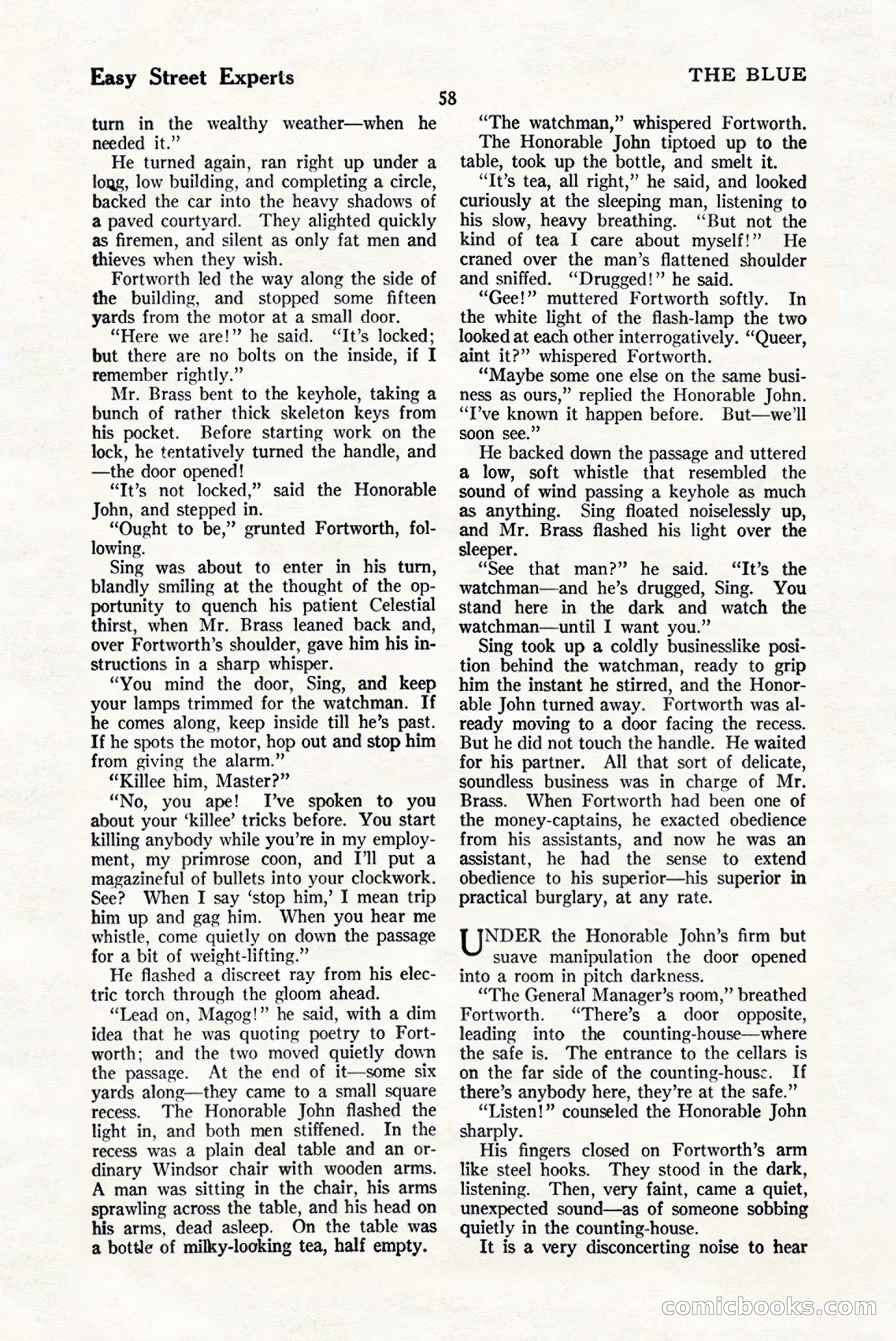 The Blue Book Magazine, January 1925 — page 64 of 208