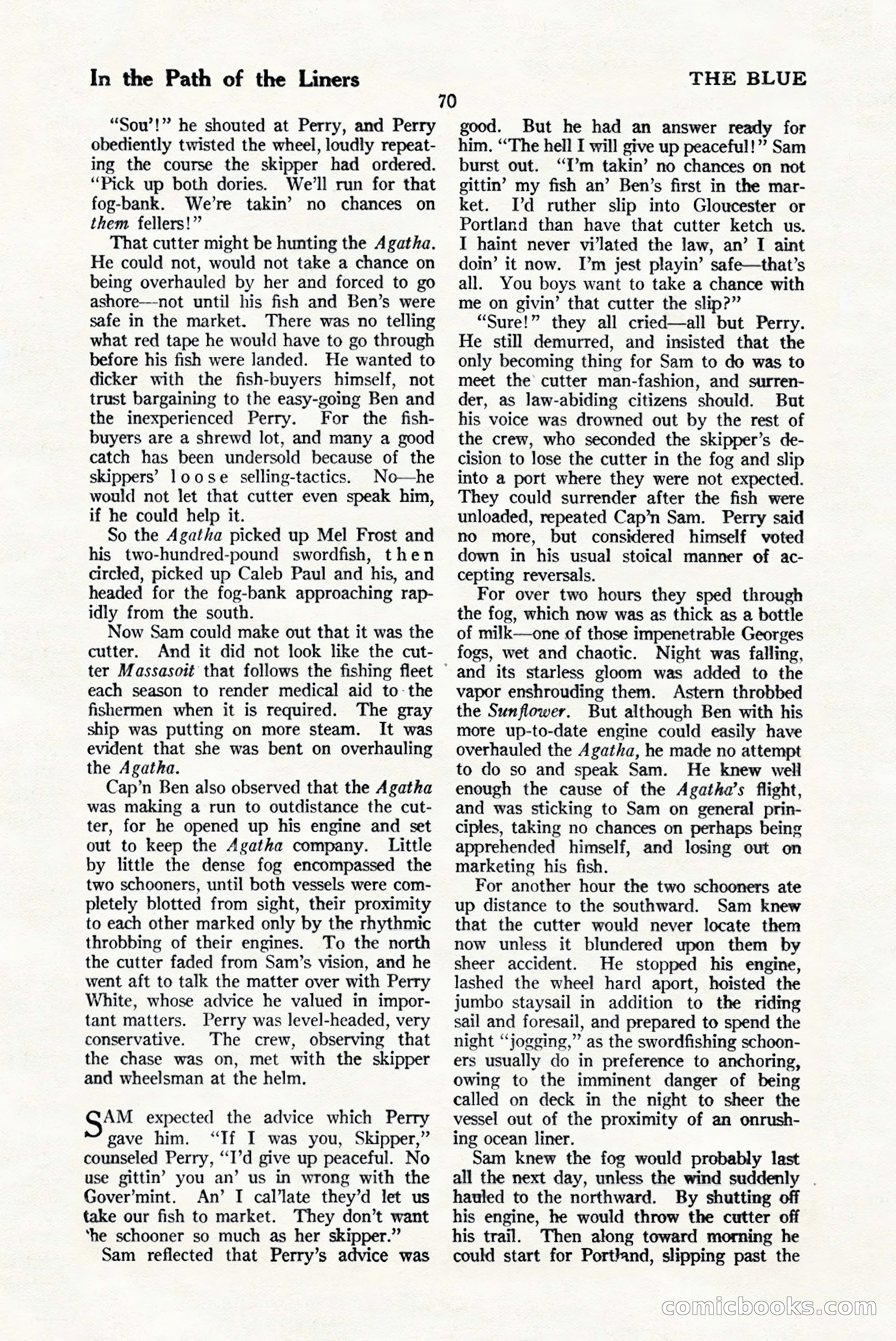 The Blue Book Magazine, January 1925 — page 76 of 208