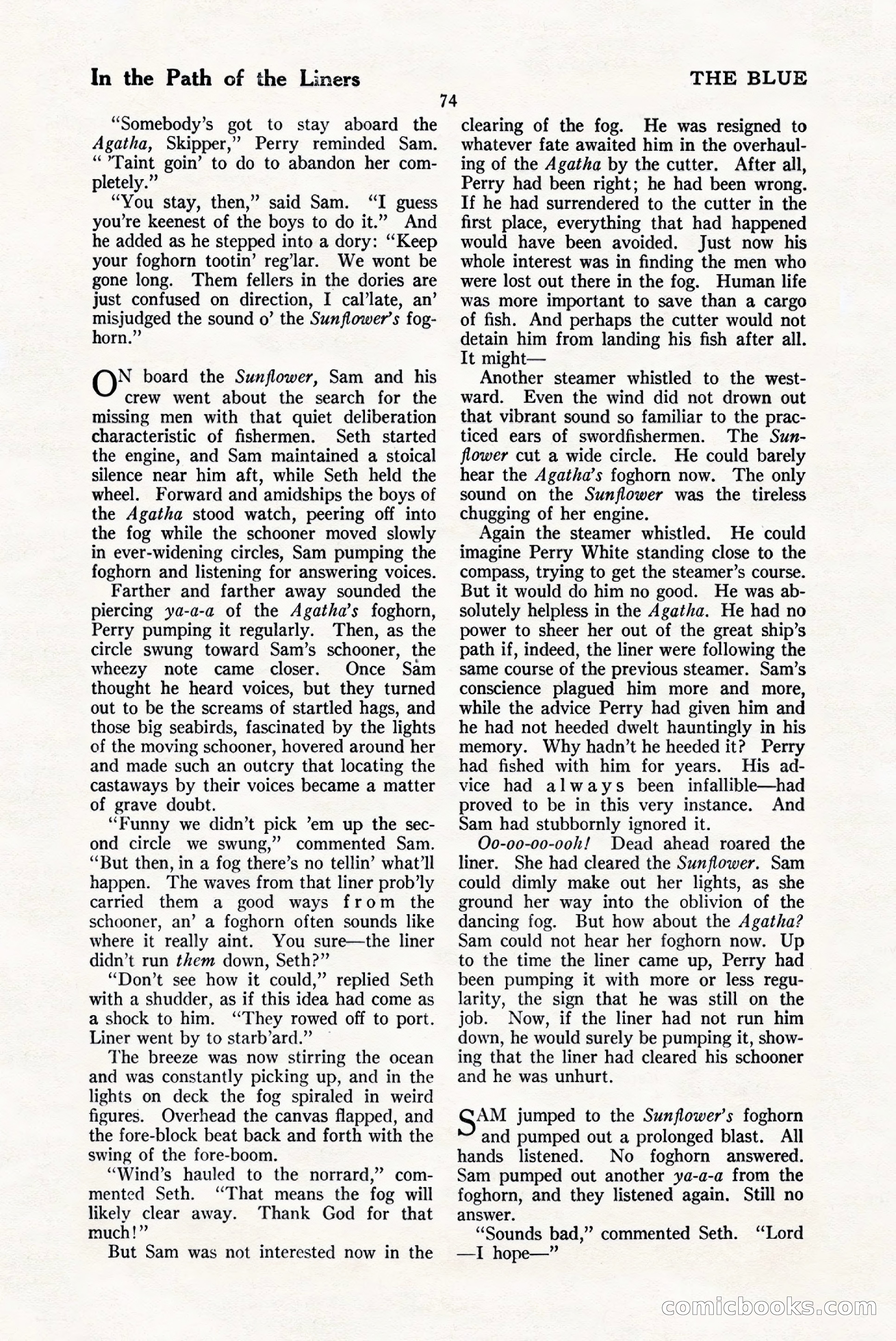 The Blue Book Magazine, January 1925 — page 80 of 208