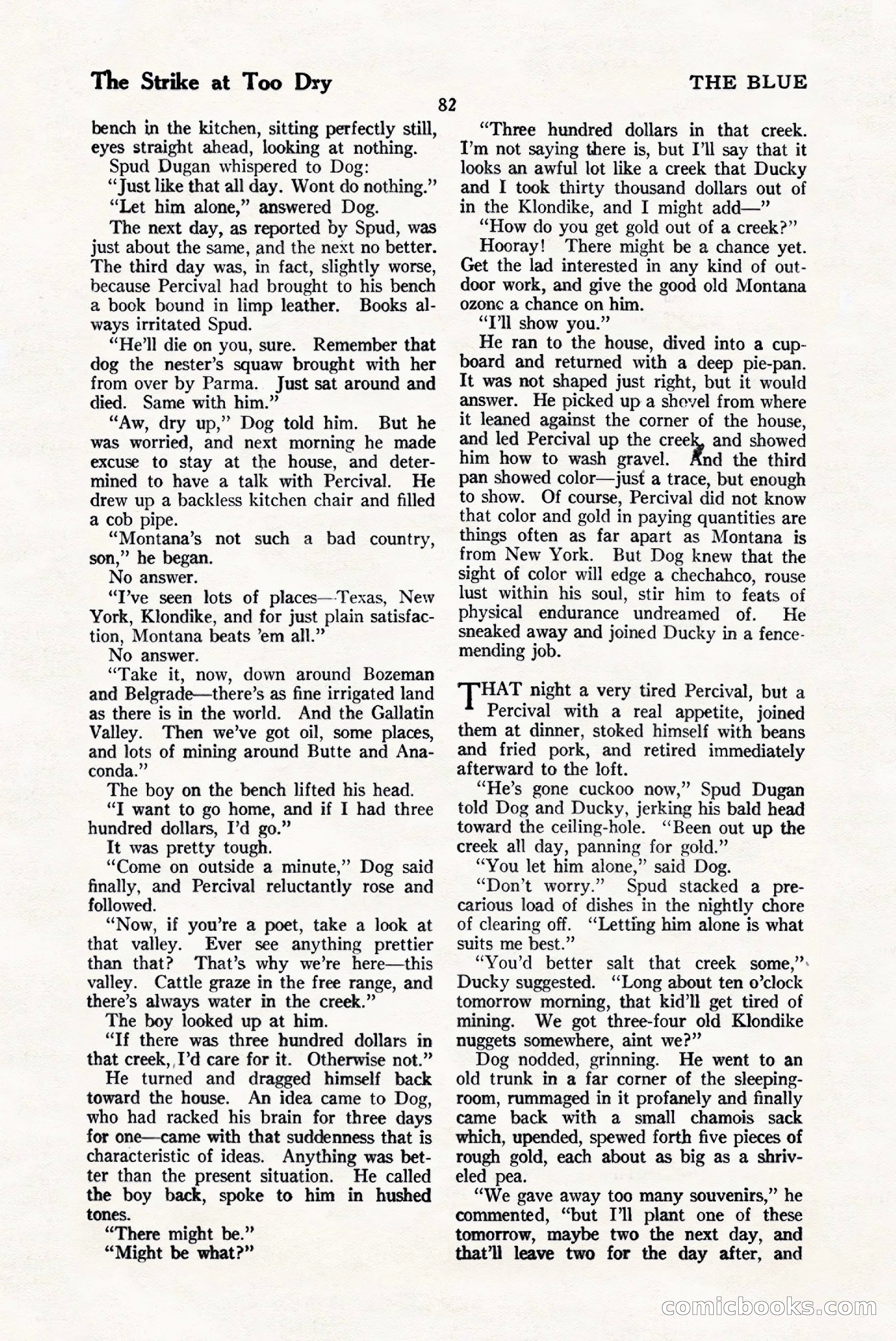 The Blue Book Magazine, January 1925 — page 88 of 208