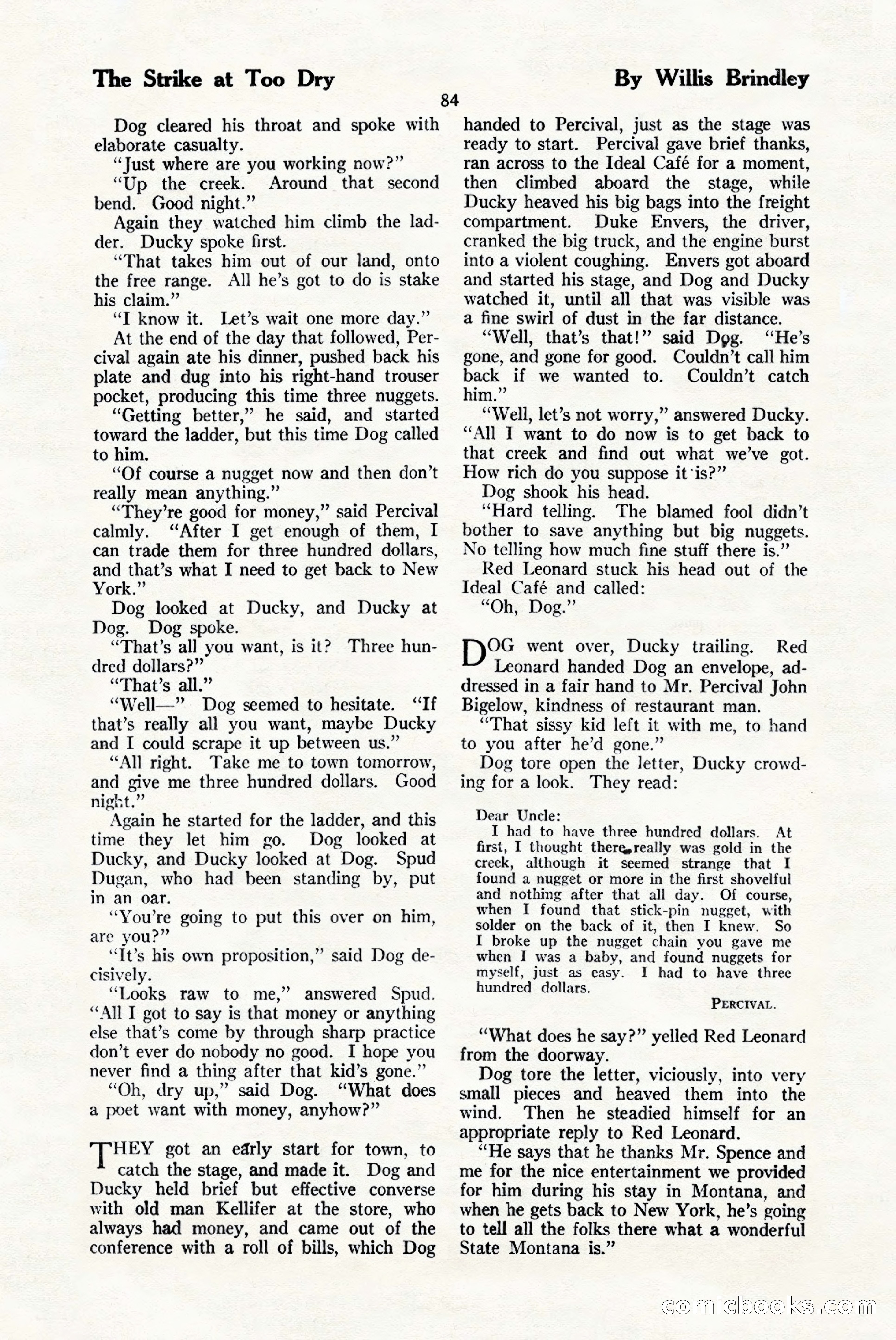 The Blue Book Magazine, January 1925 — page 90 of 208