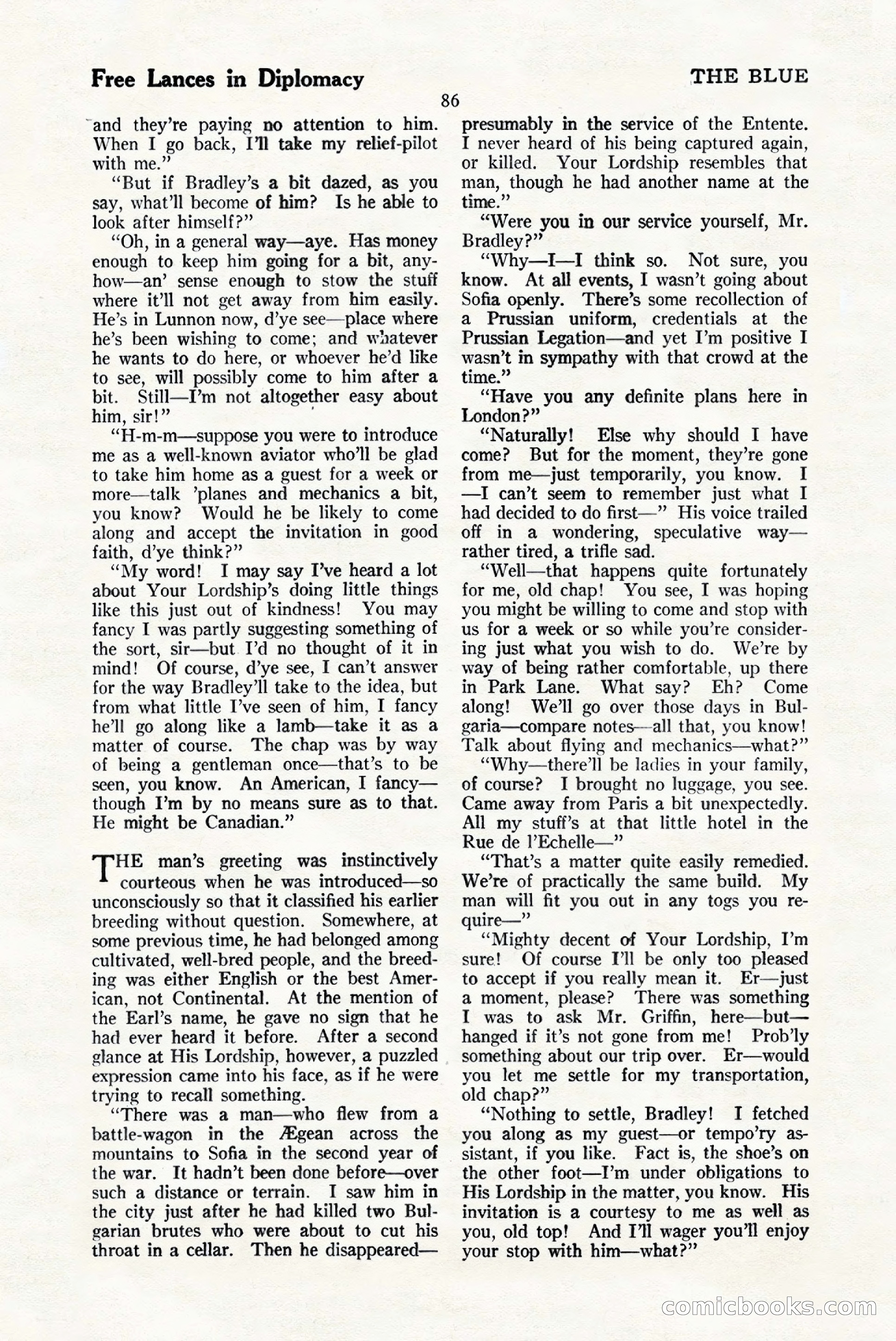 The Blue Book Magazine, January 1925 — page 92 of 208