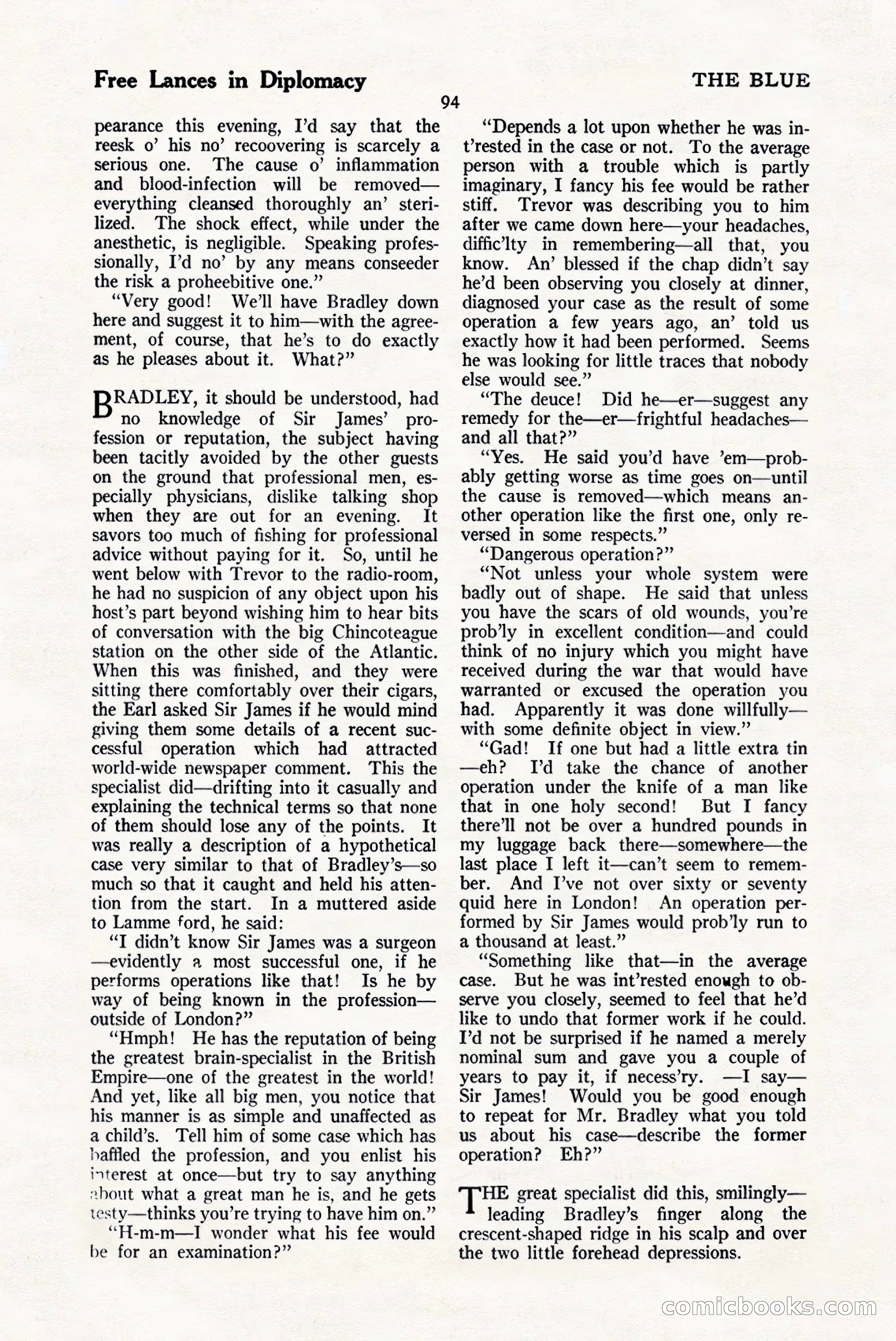 The Blue Book Magazine, January 1925 — page 100 of 208