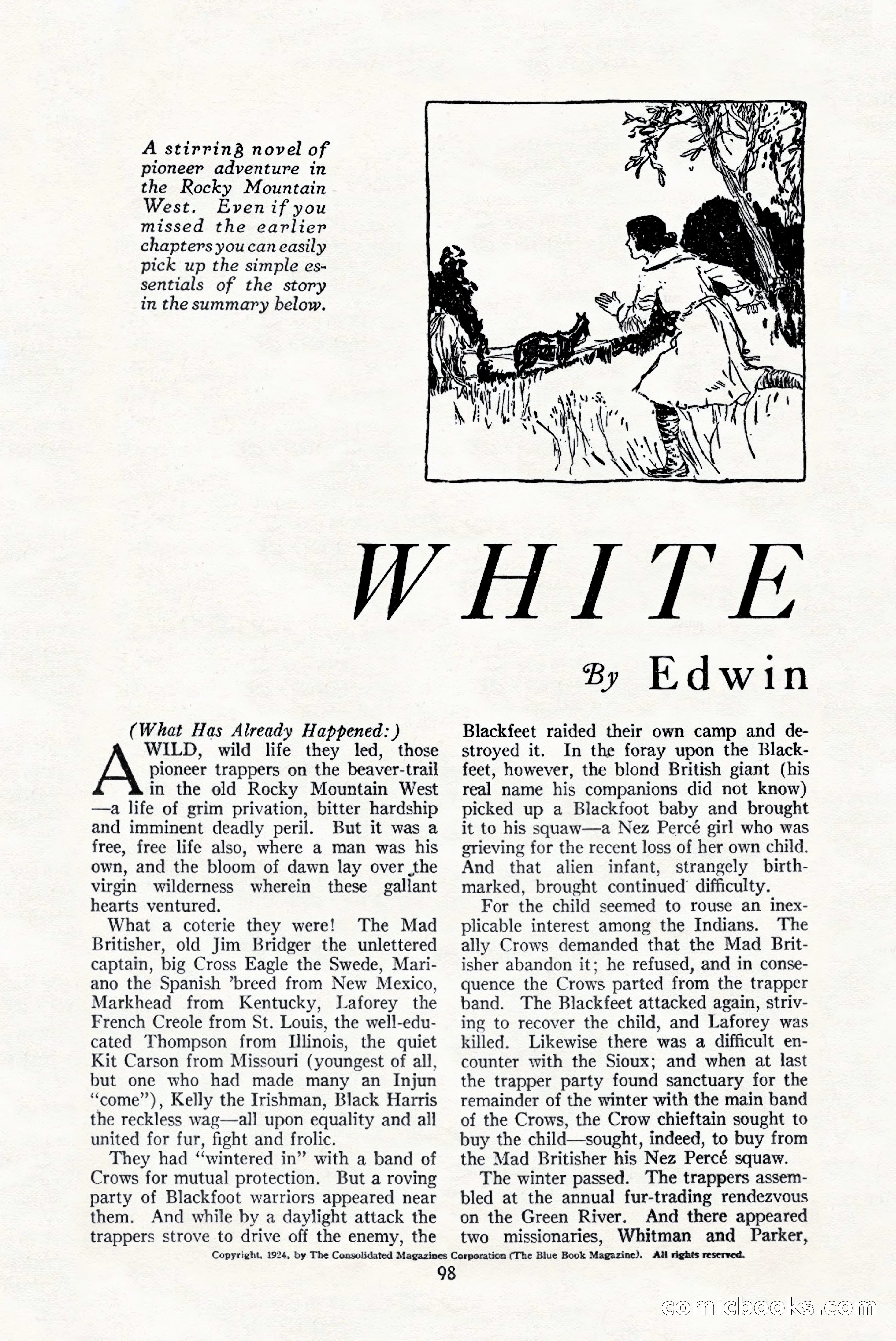 The Blue Book Magazine, January 1925 — page 104 of 208