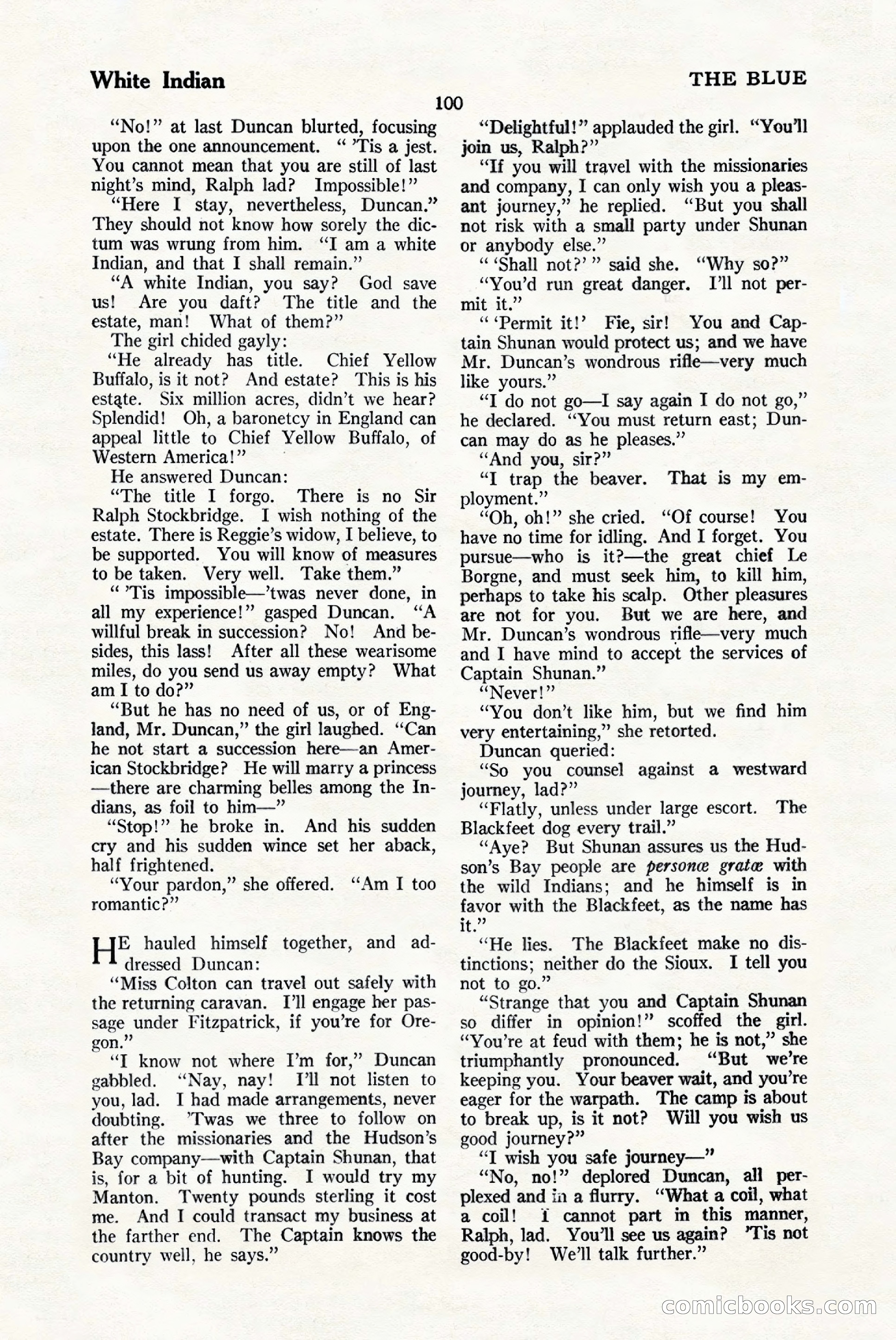 The Blue Book Magazine, January 1925 — page 106 of 208