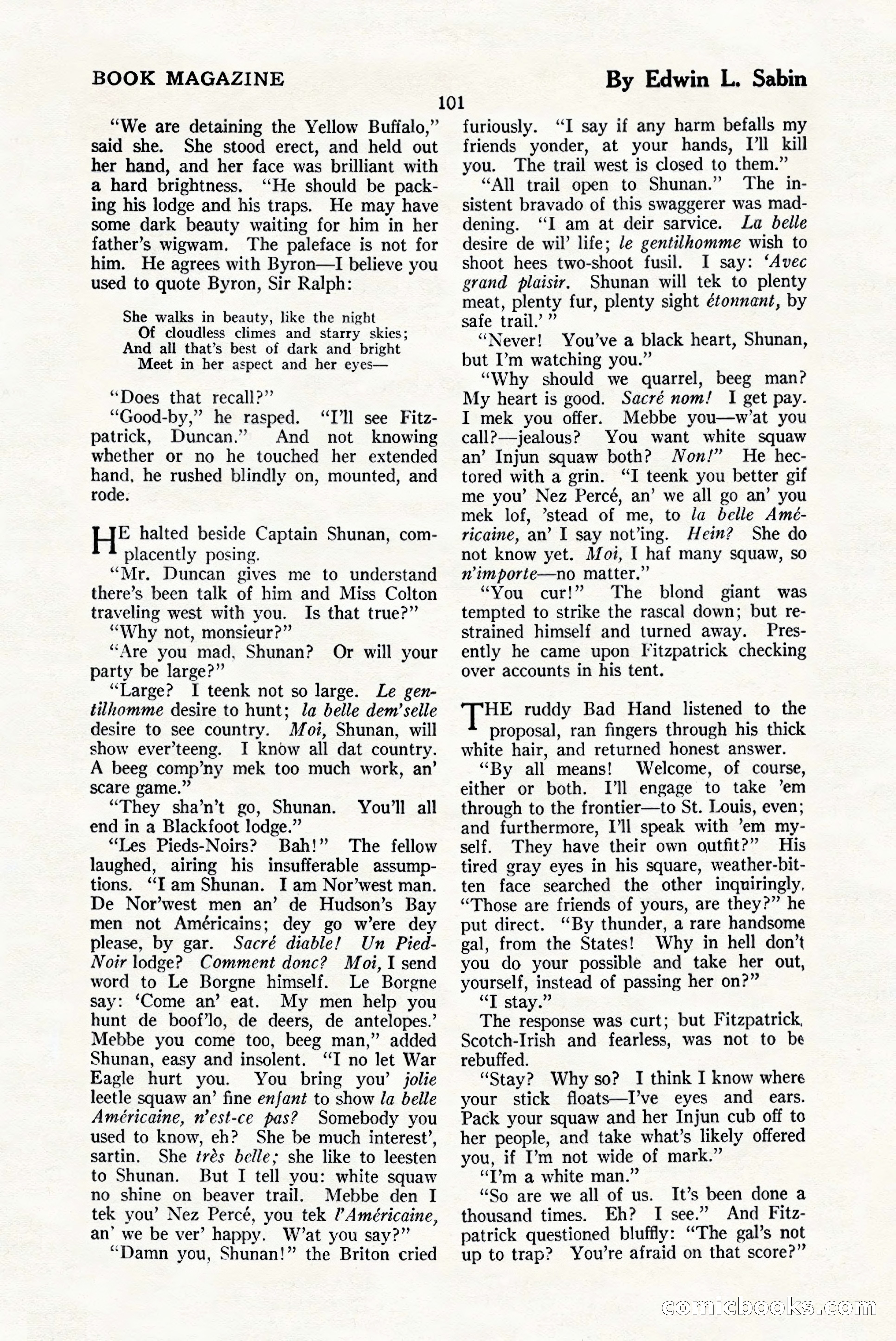 The Blue Book Magazine, January 1925 — page 107 of 208
