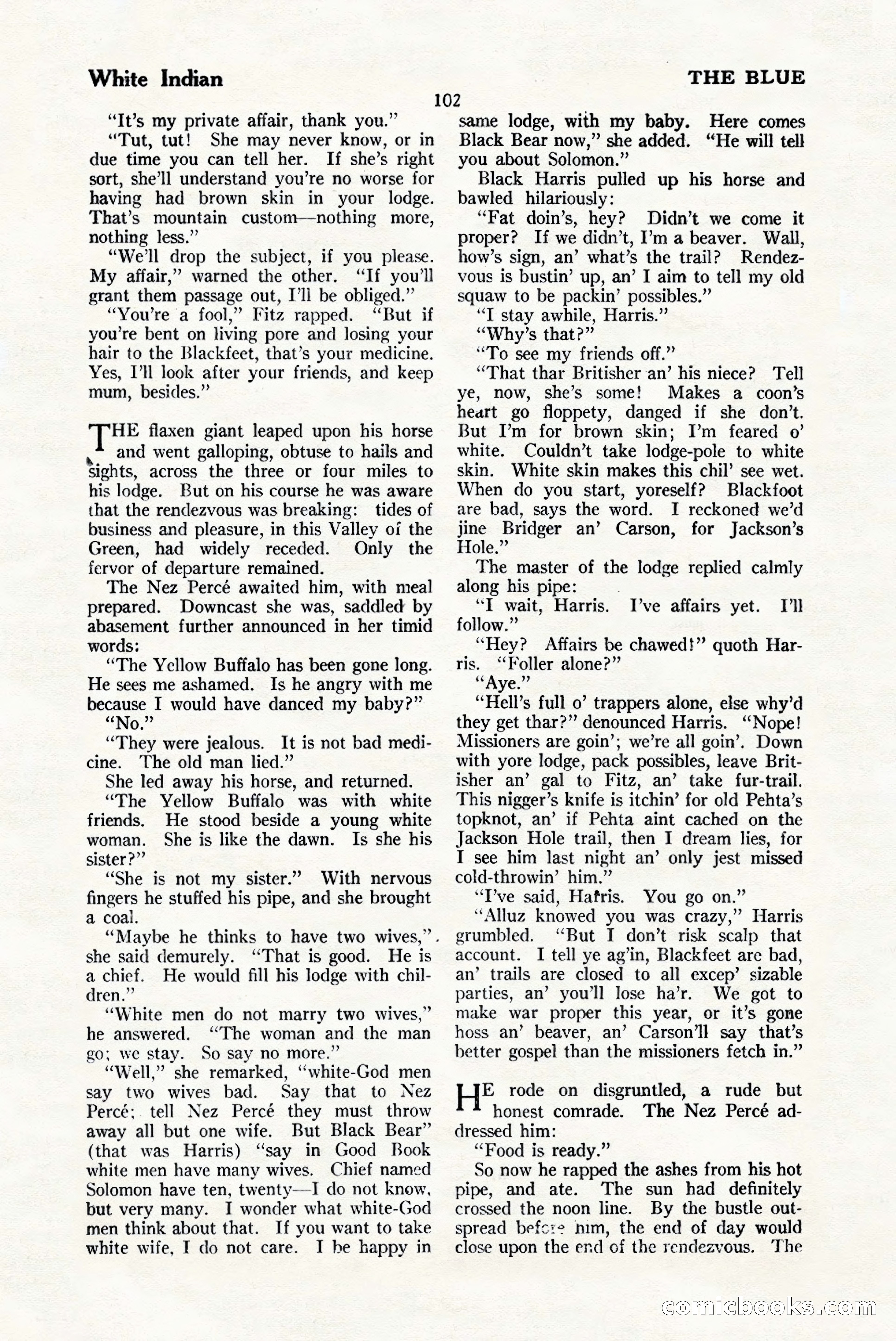 The Blue Book Magazine, January 1925 — page 108 of 208