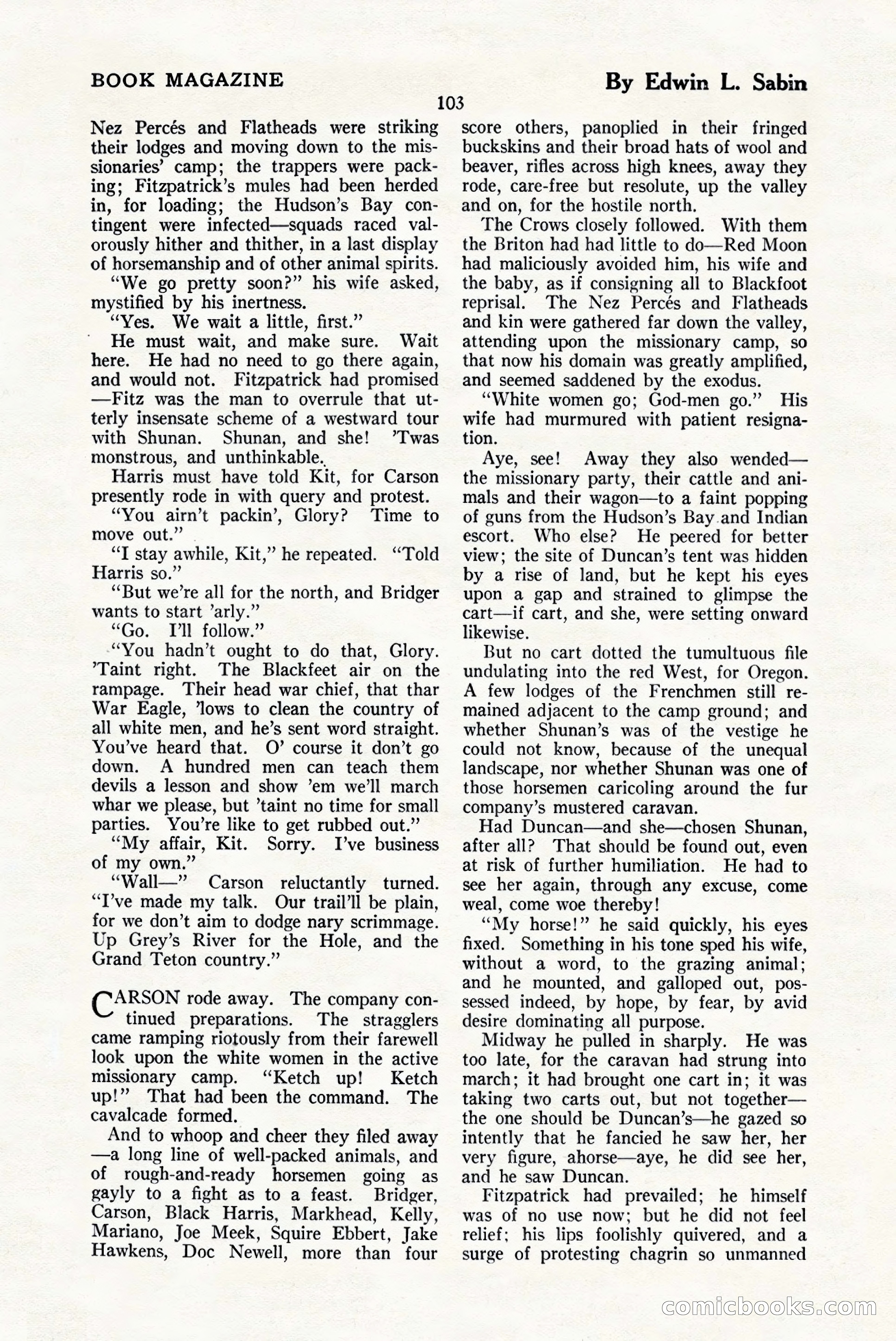 The Blue Book Magazine, January 1925 — page 109 of 208