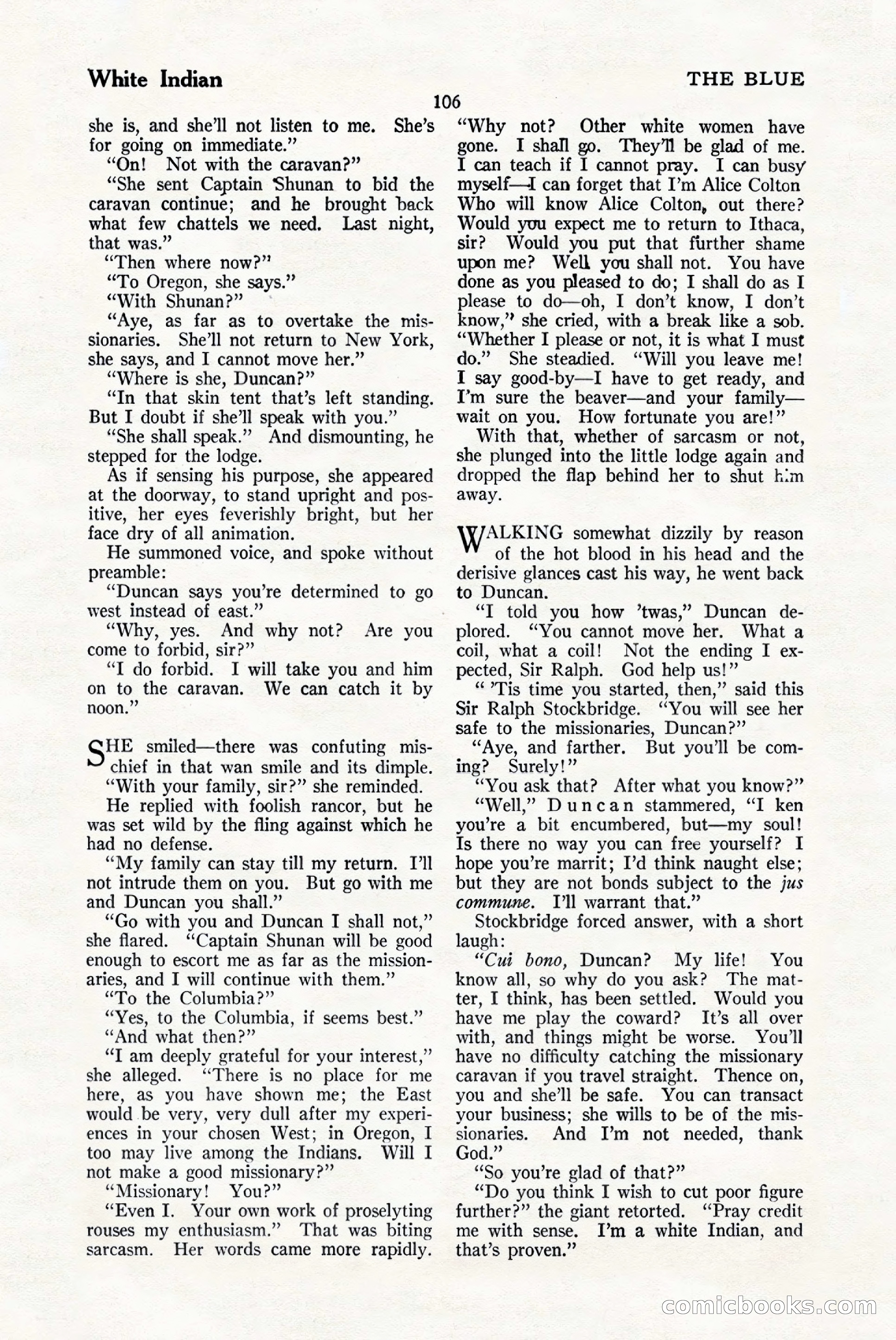 The Blue Book Magazine, January 1925 — page 112 of 208