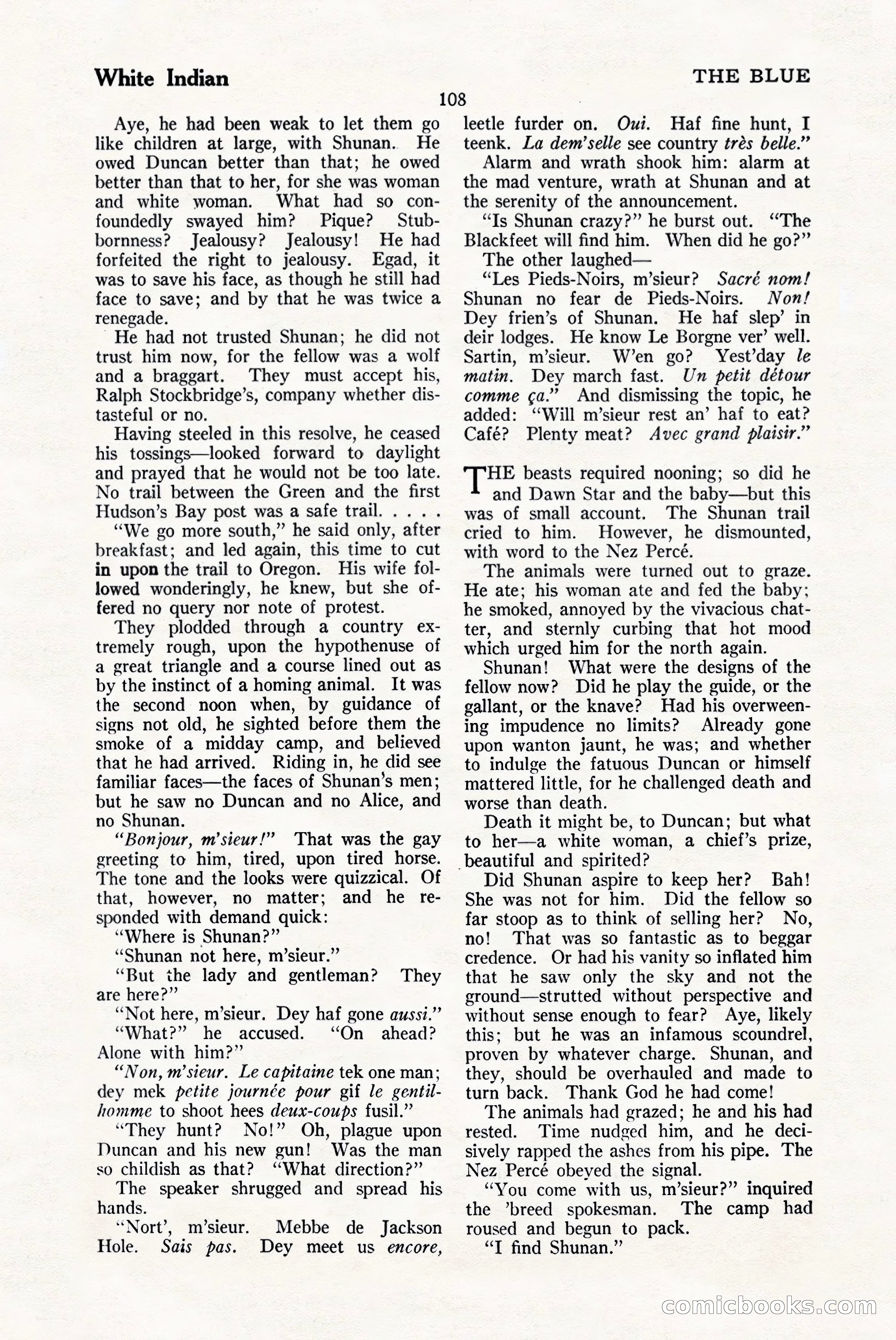 The Blue Book Magazine, January 1925 — page 114 of 208