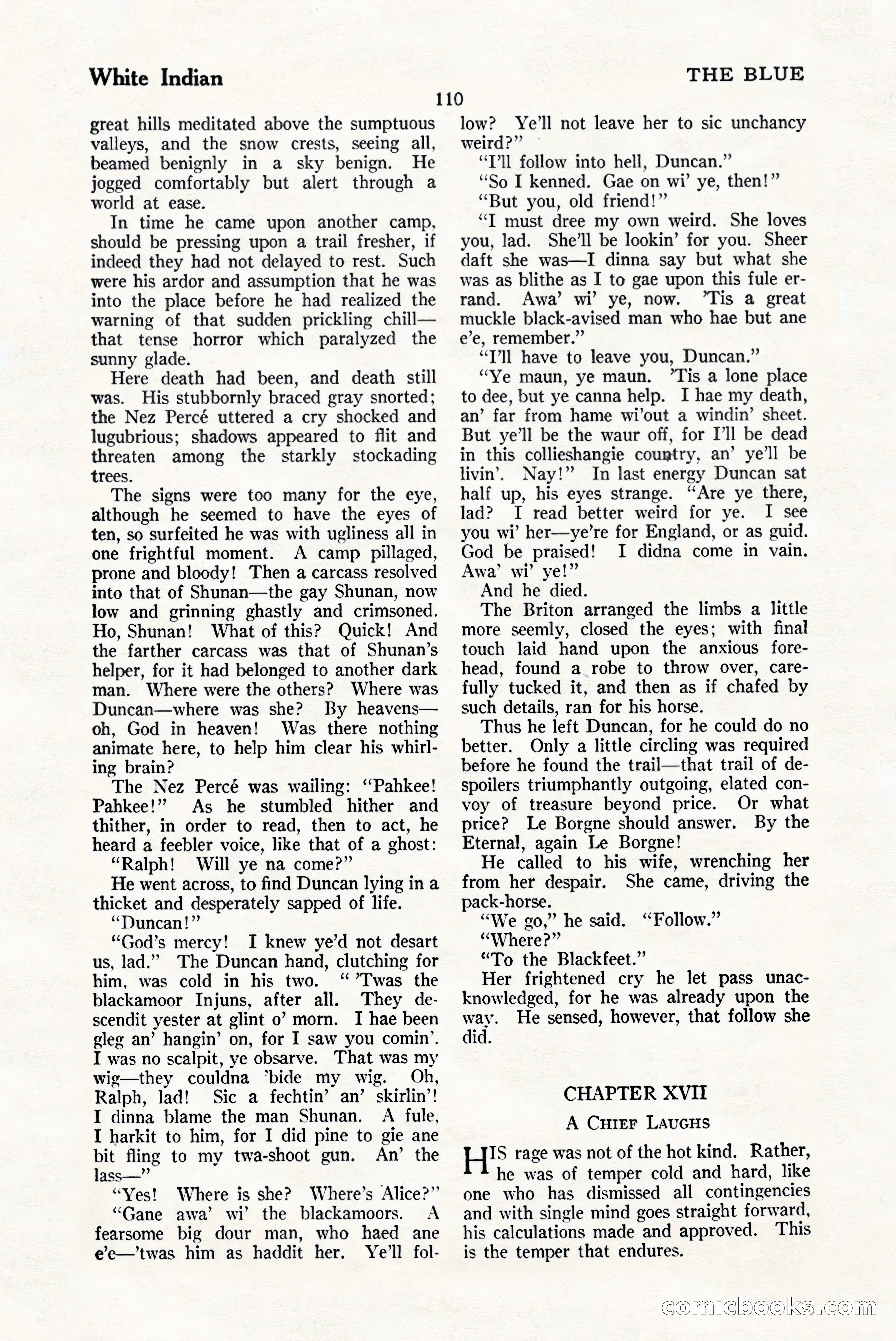 The Blue Book Magazine, January 1925 — page 116 of 208