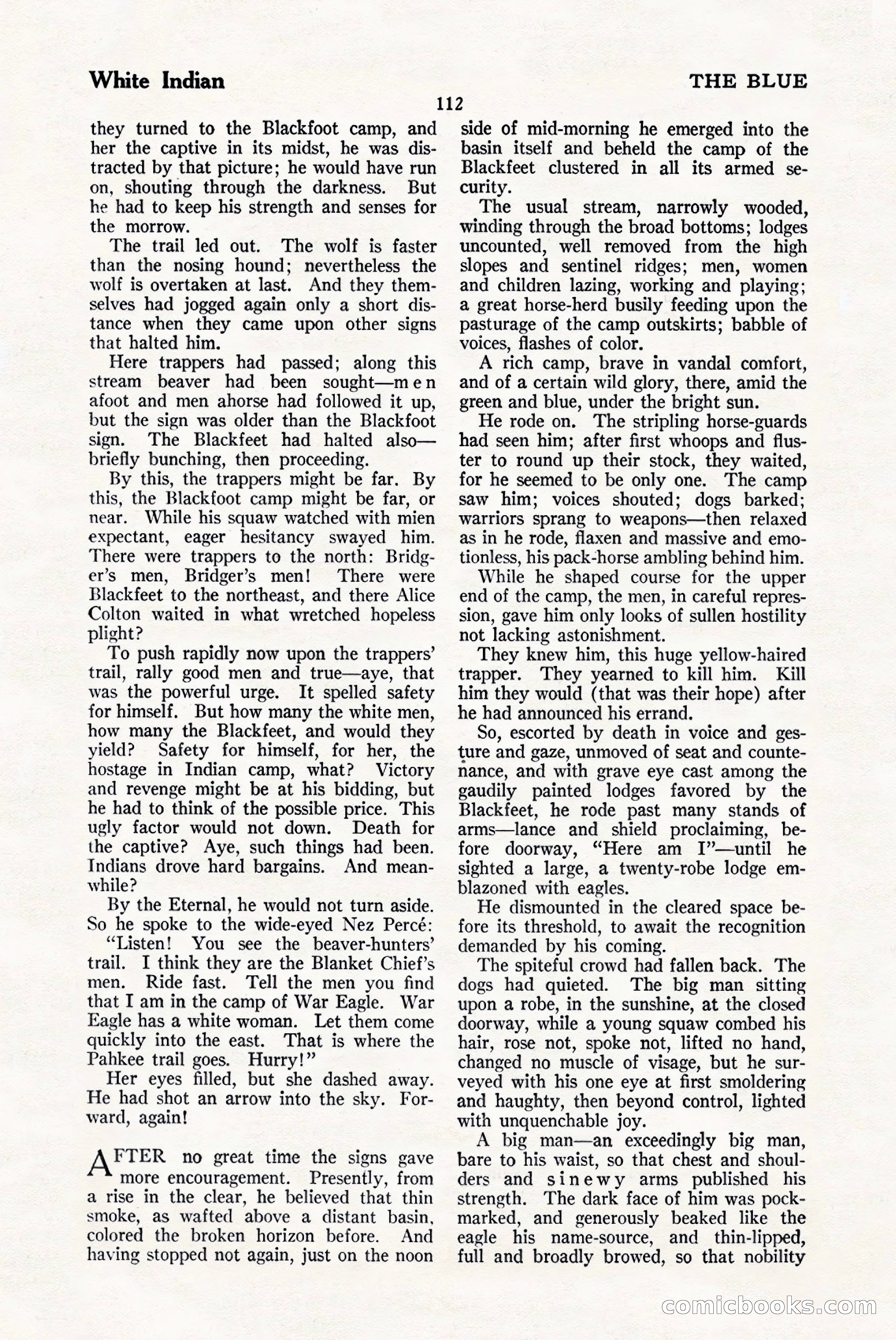 The Blue Book Magazine, January 1925 — page 118 of 208