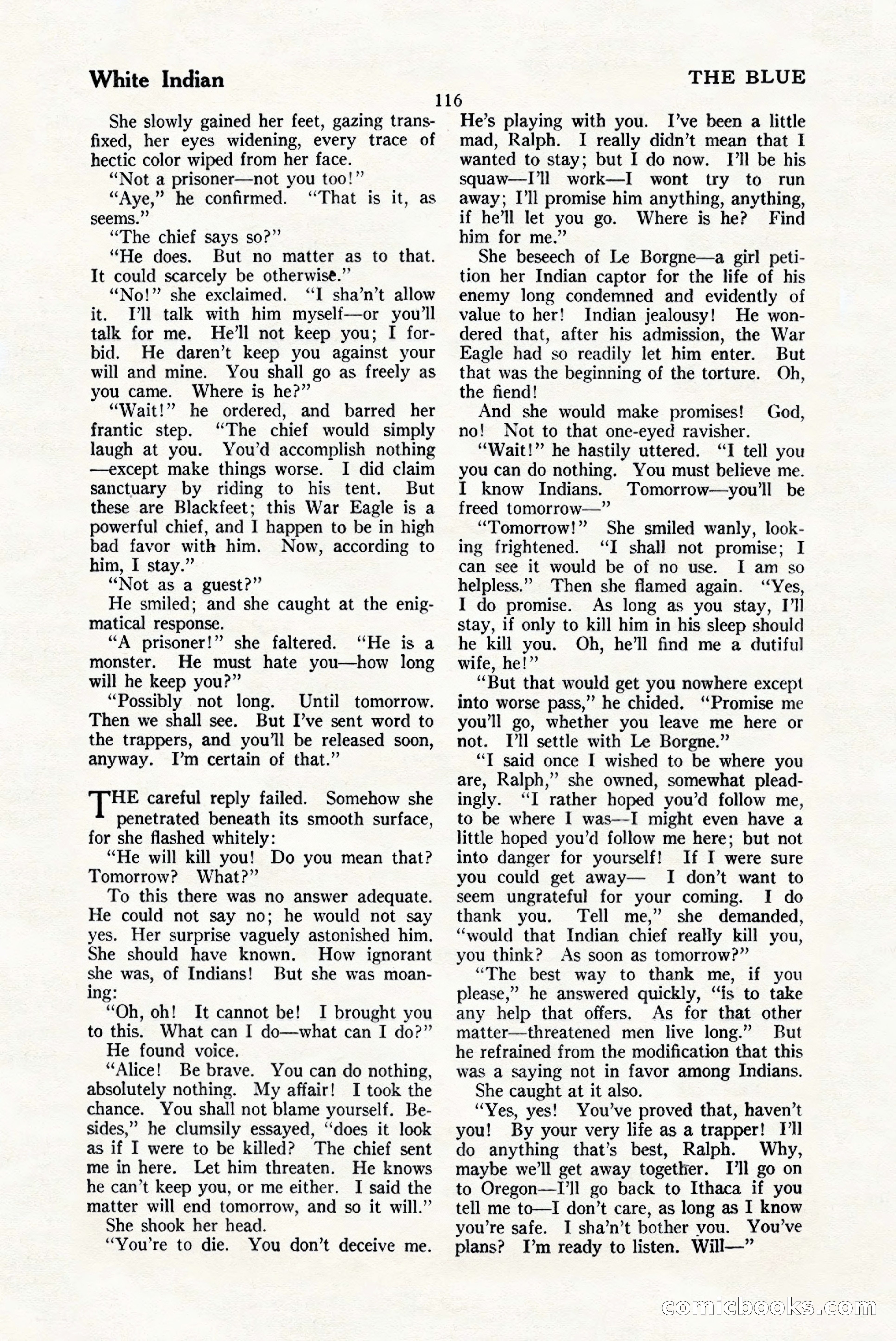 The Blue Book Magazine, January 1925 — page 122 of 208