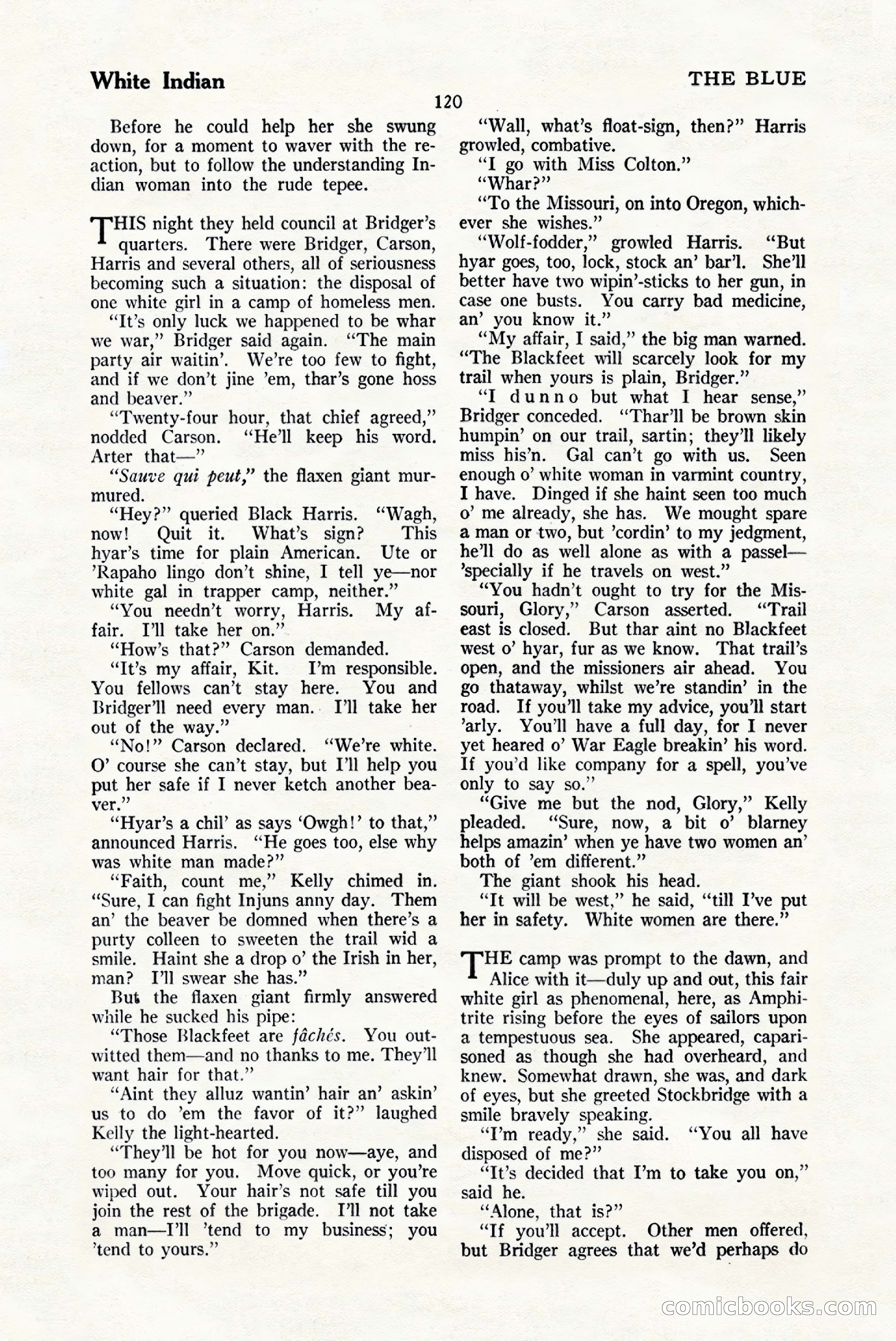 The Blue Book Magazine, January 1925 — page 126 of 208