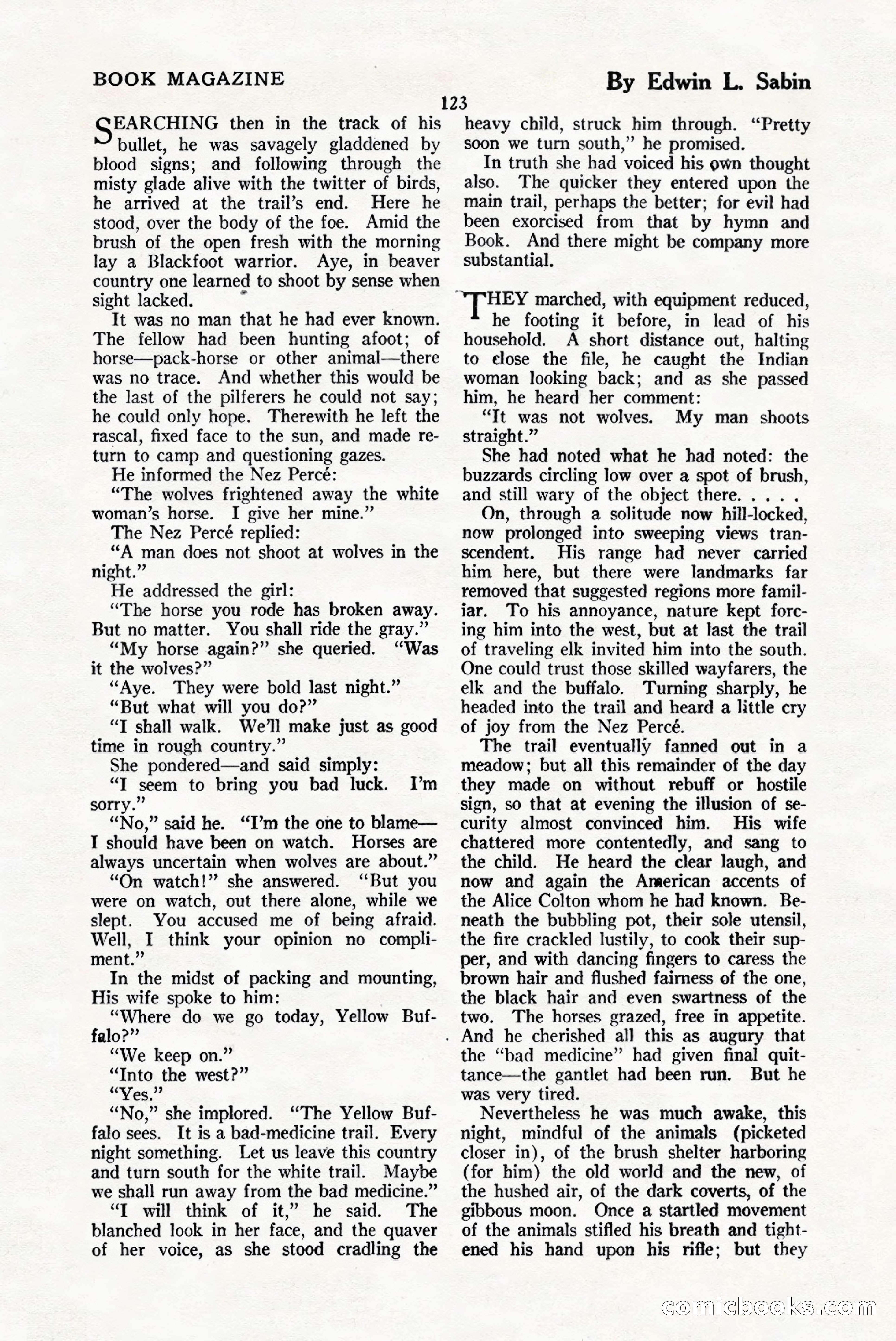 The Blue Book Magazine, January 1925 — page 129 of 208