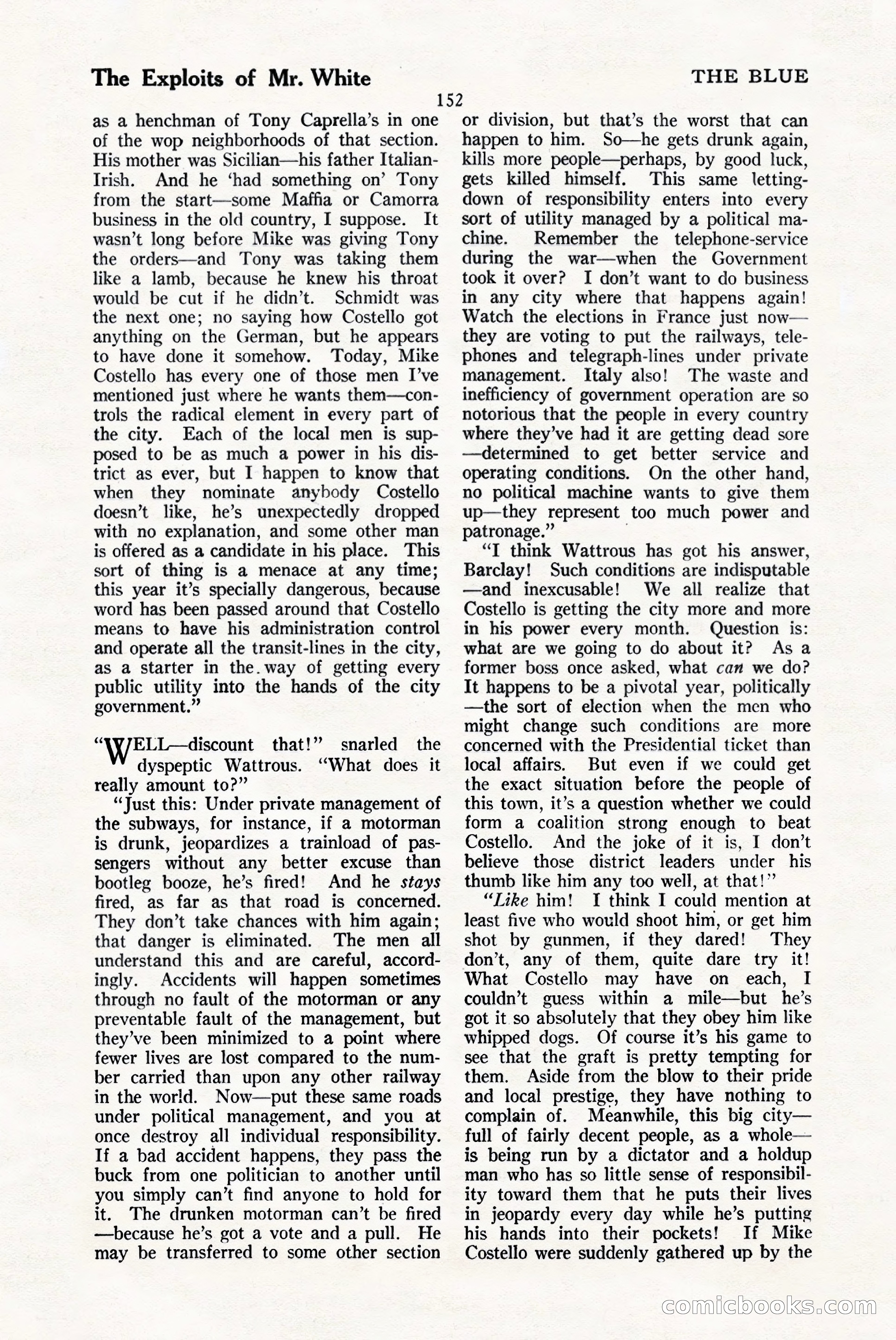The Blue Book Magazine, January 1925 — page 158 of 208
