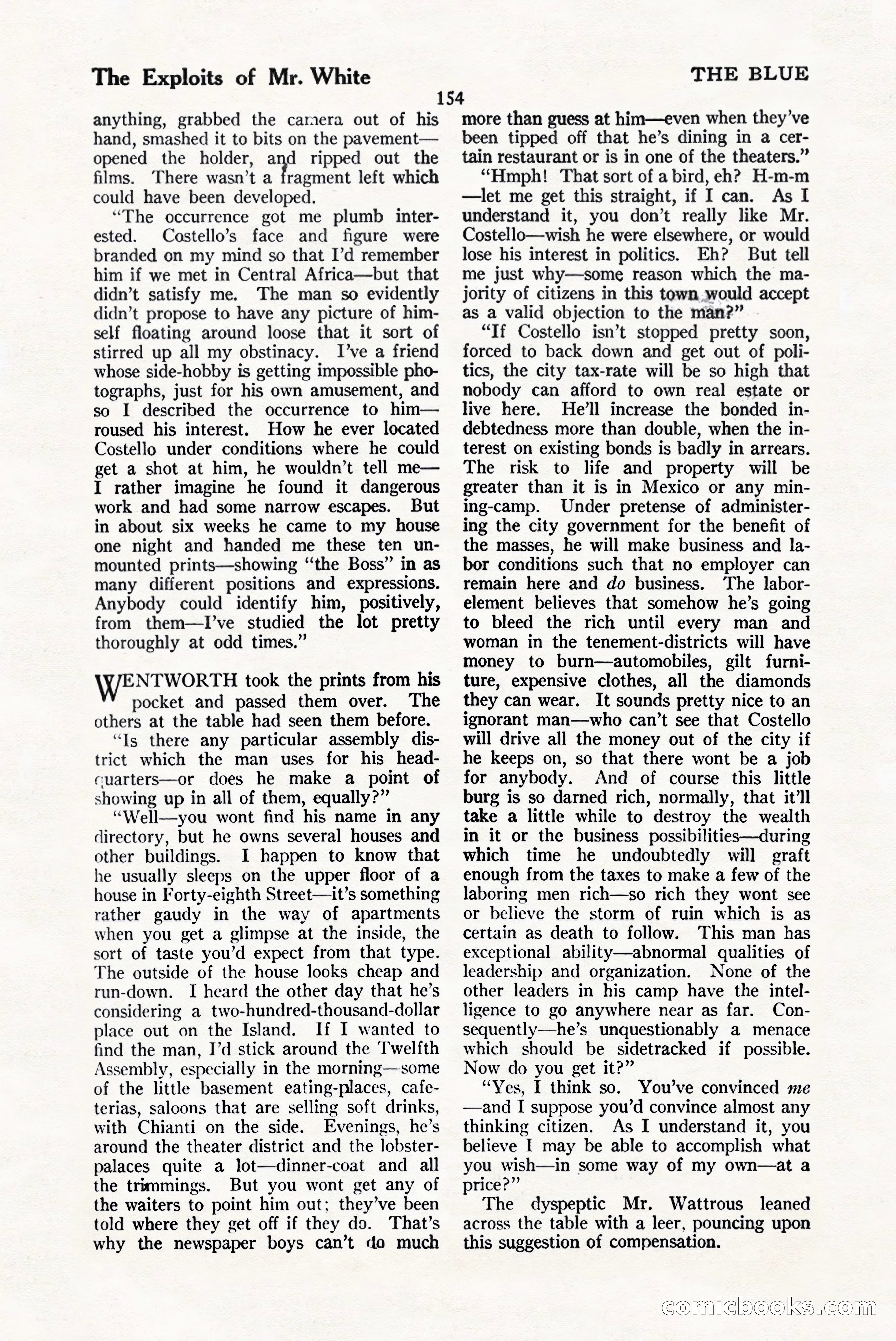 The Blue Book Magazine, January 1925 — page 160 of 208