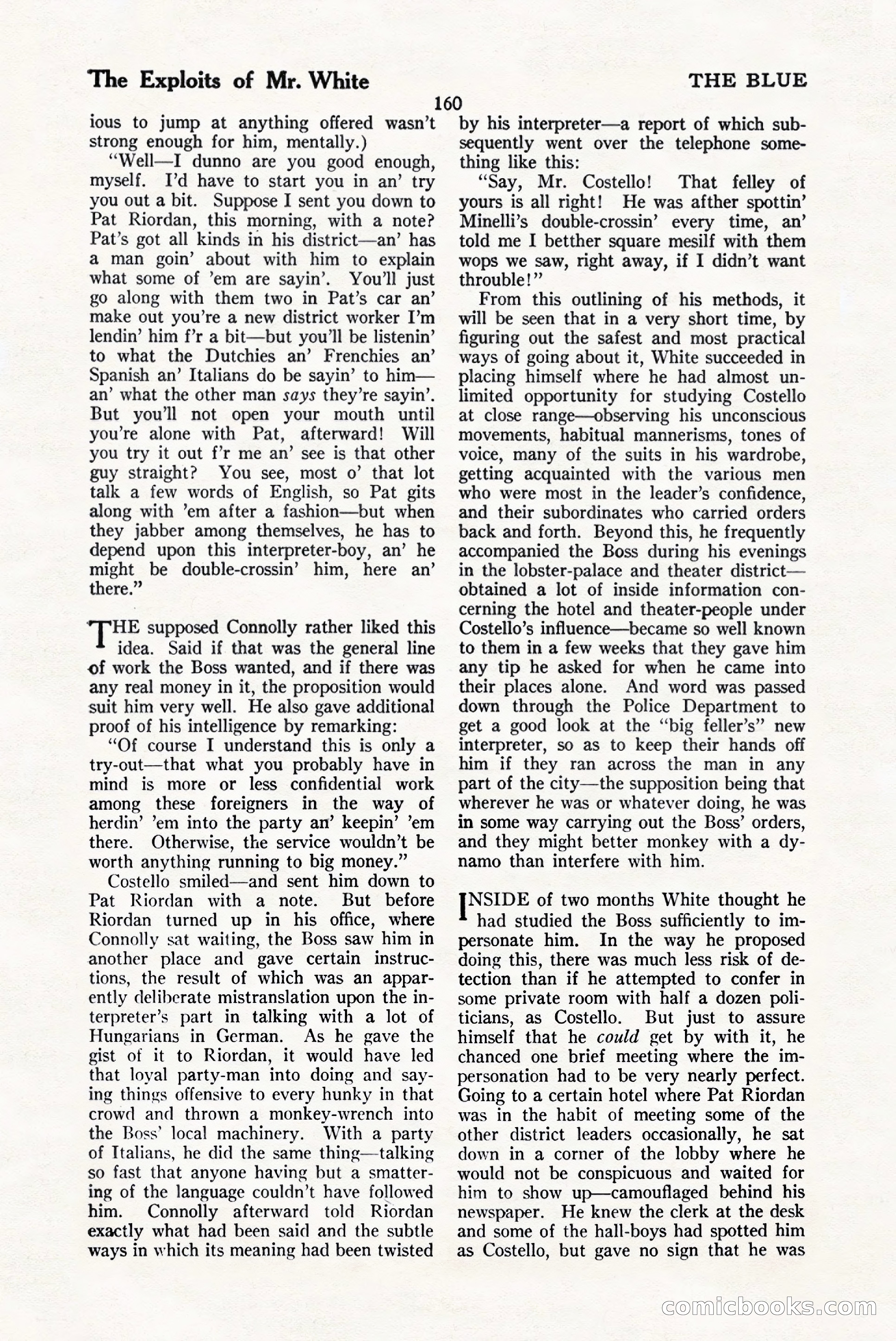 The Blue Book Magazine, January 1925 — page 166 of 208