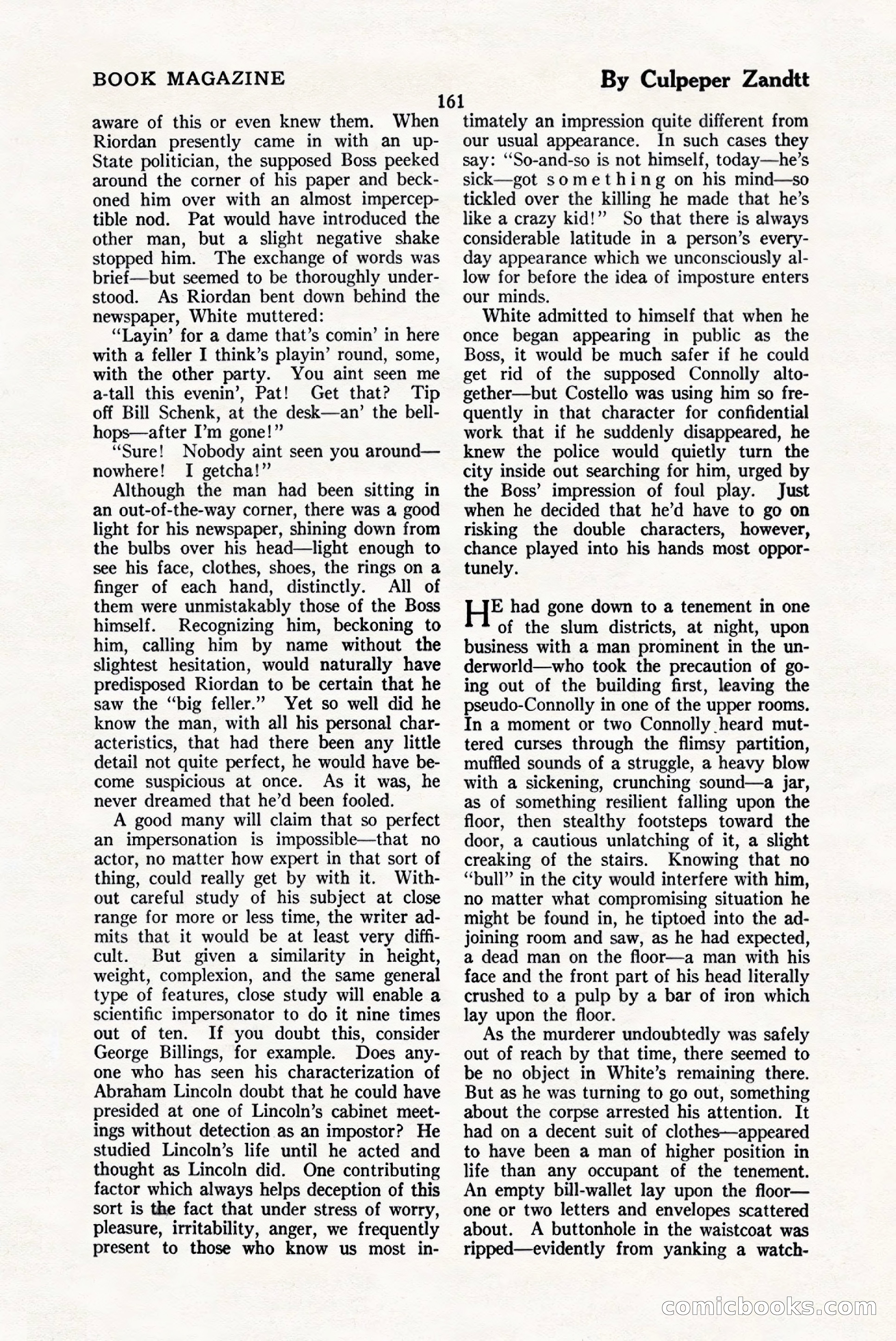 The Blue Book Magazine, January 1925 — page 167 of 208