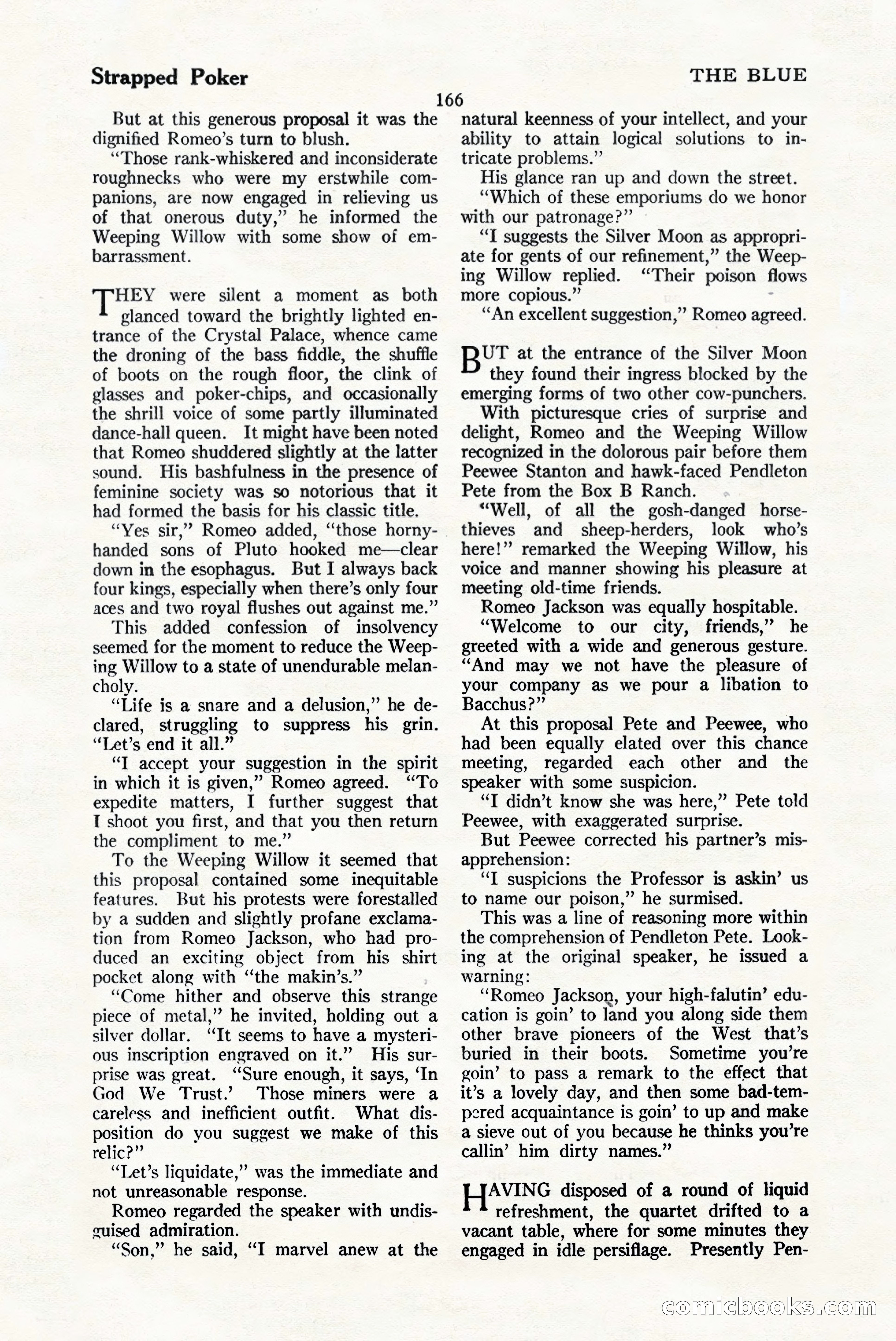 The Blue Book Magazine, January 1925 — page 172 of 208