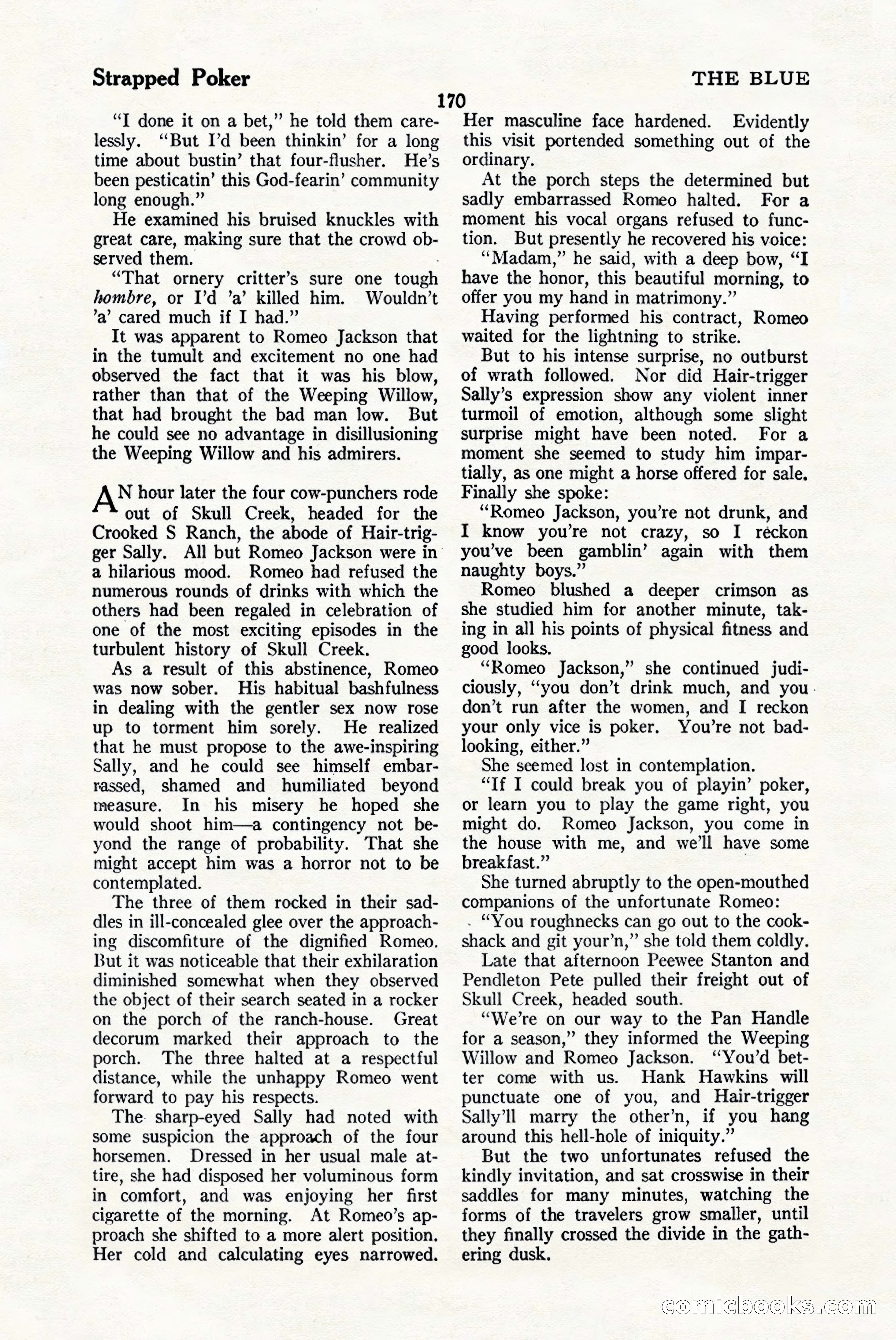 The Blue Book Magazine, January 1925 — page 176 of 208
