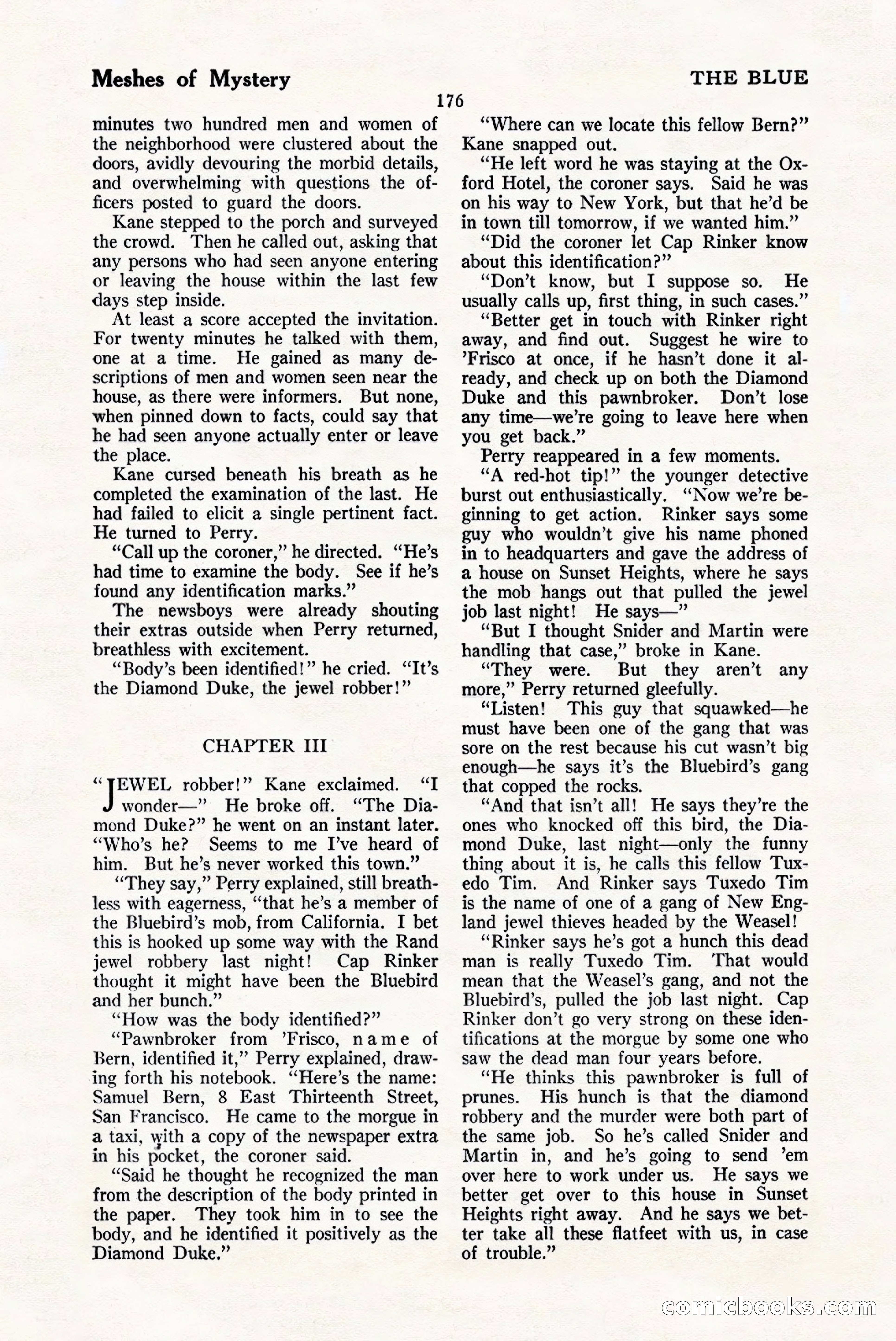 The Blue Book Magazine, January 1925 — page 182 of 208