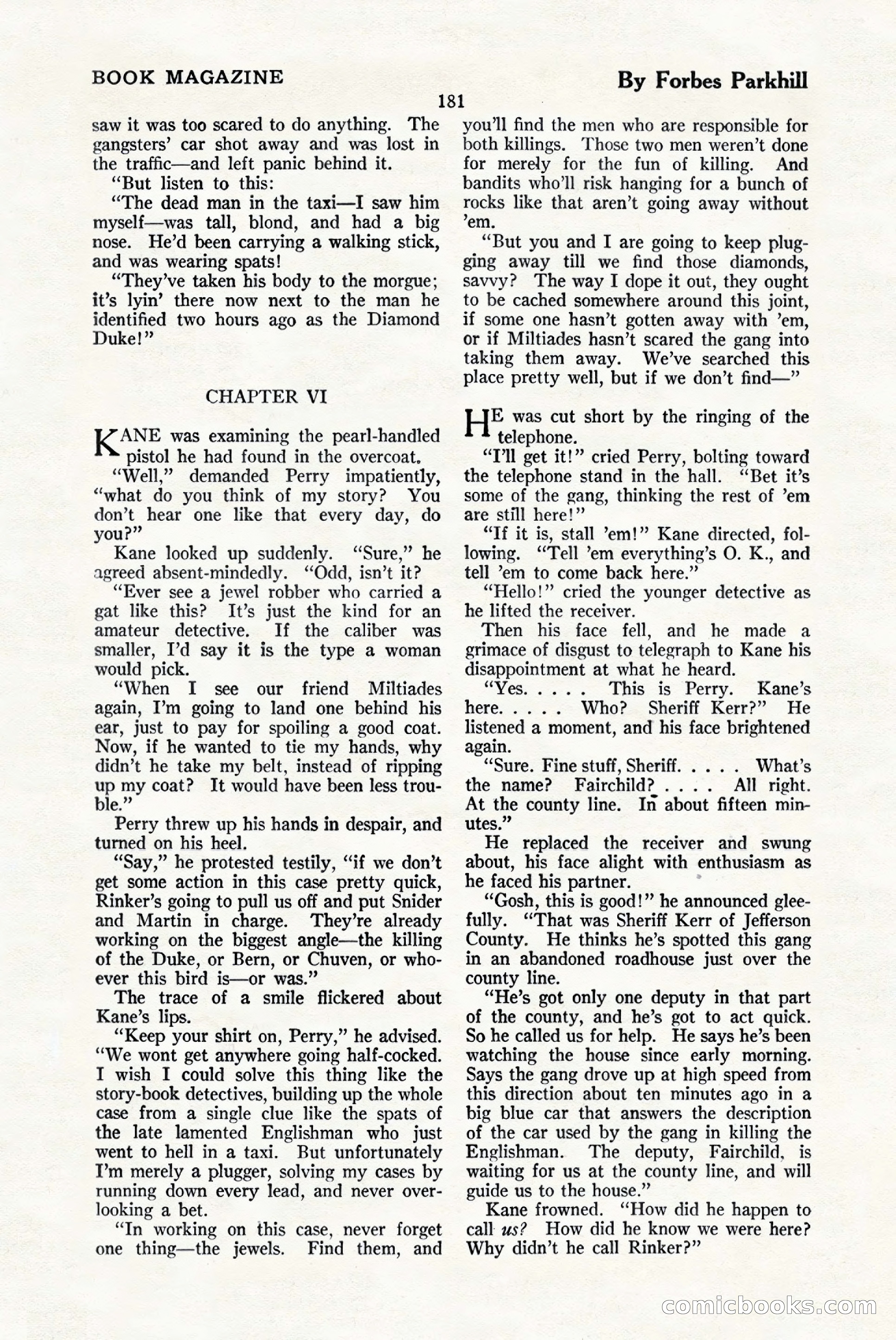 The Blue Book Magazine, January 1925 — page 187 of 208