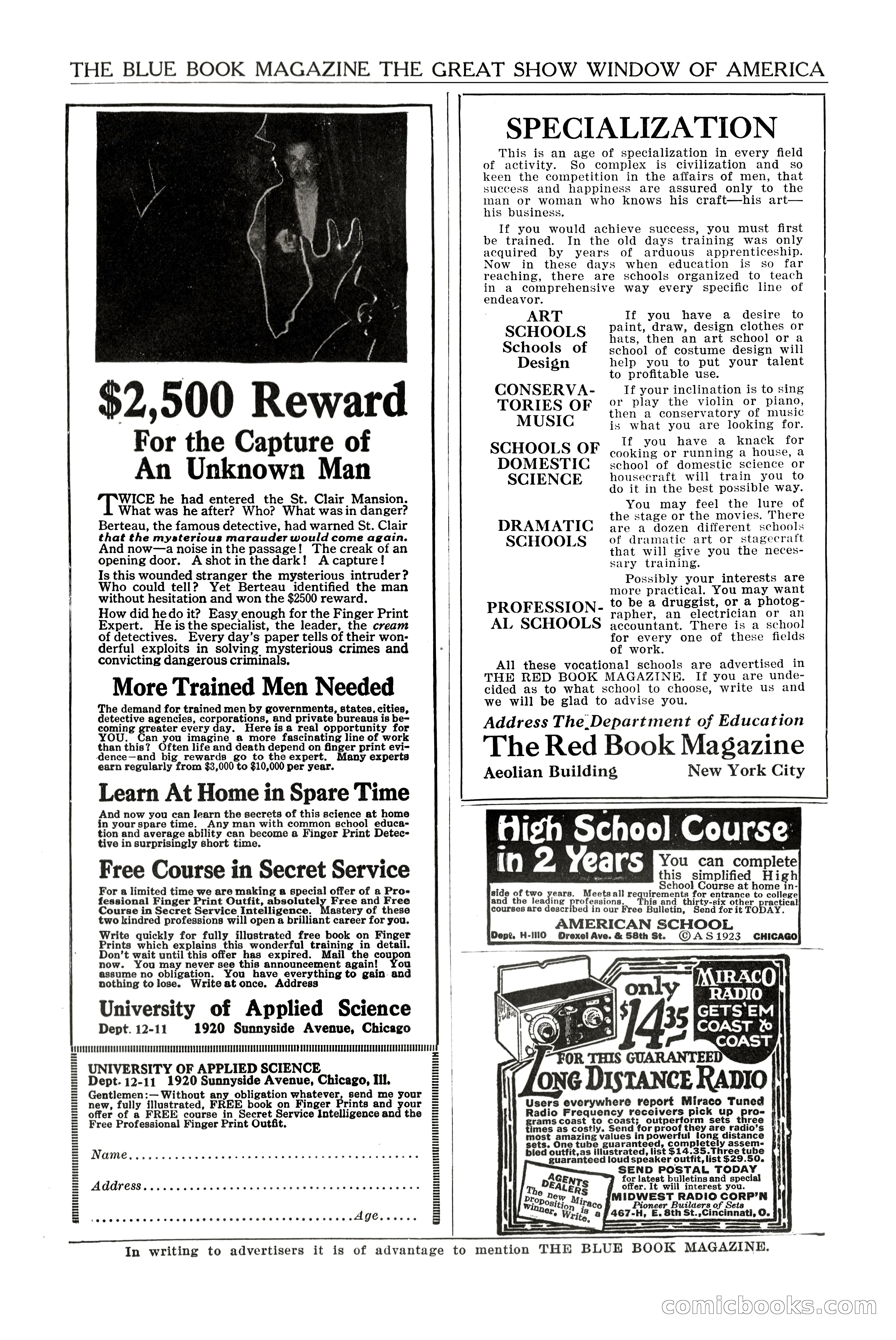The Blue Book Magazine, January 1925 — page 200 of 208