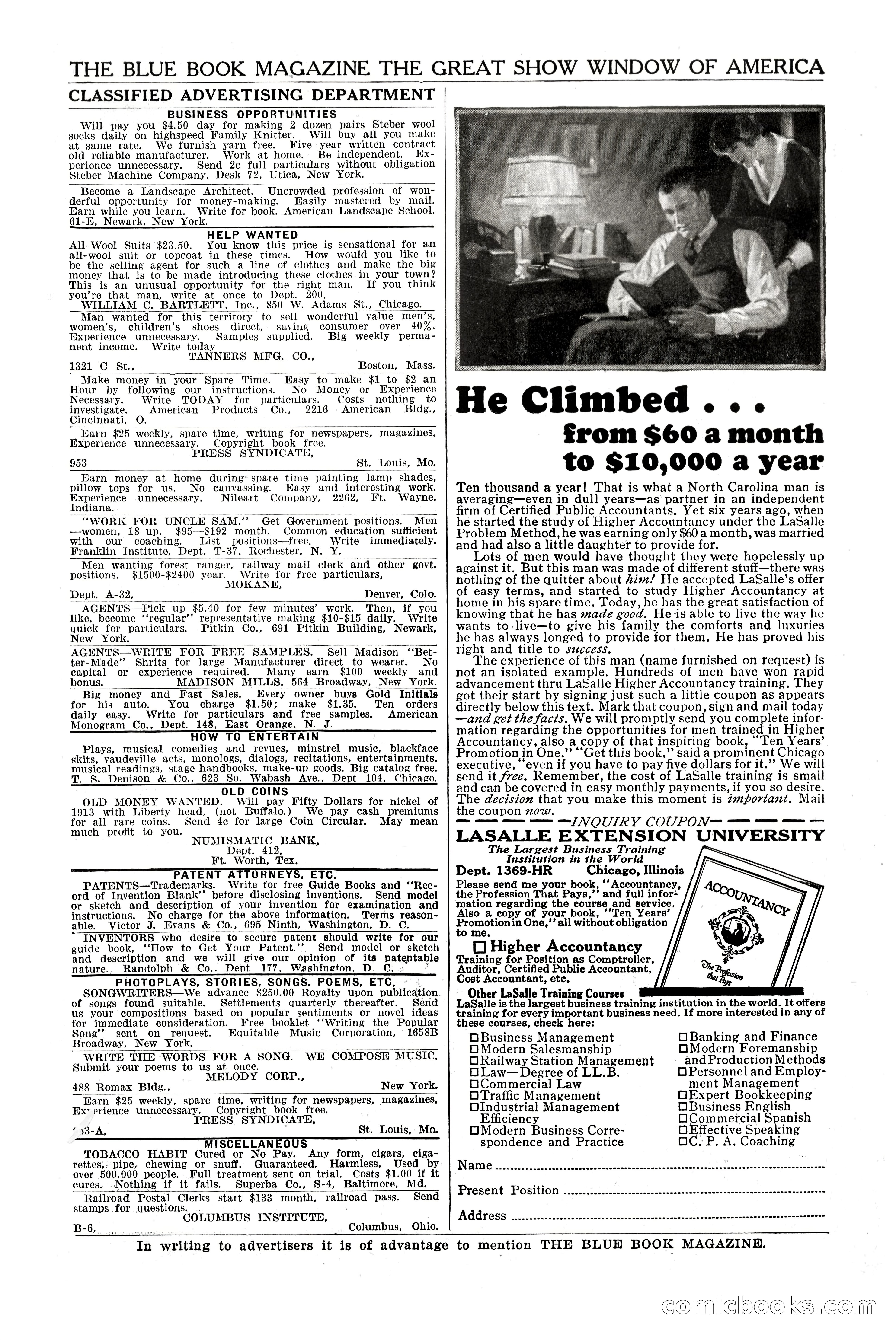 The Blue Book Magazine, January 1925 — page 201 of 208