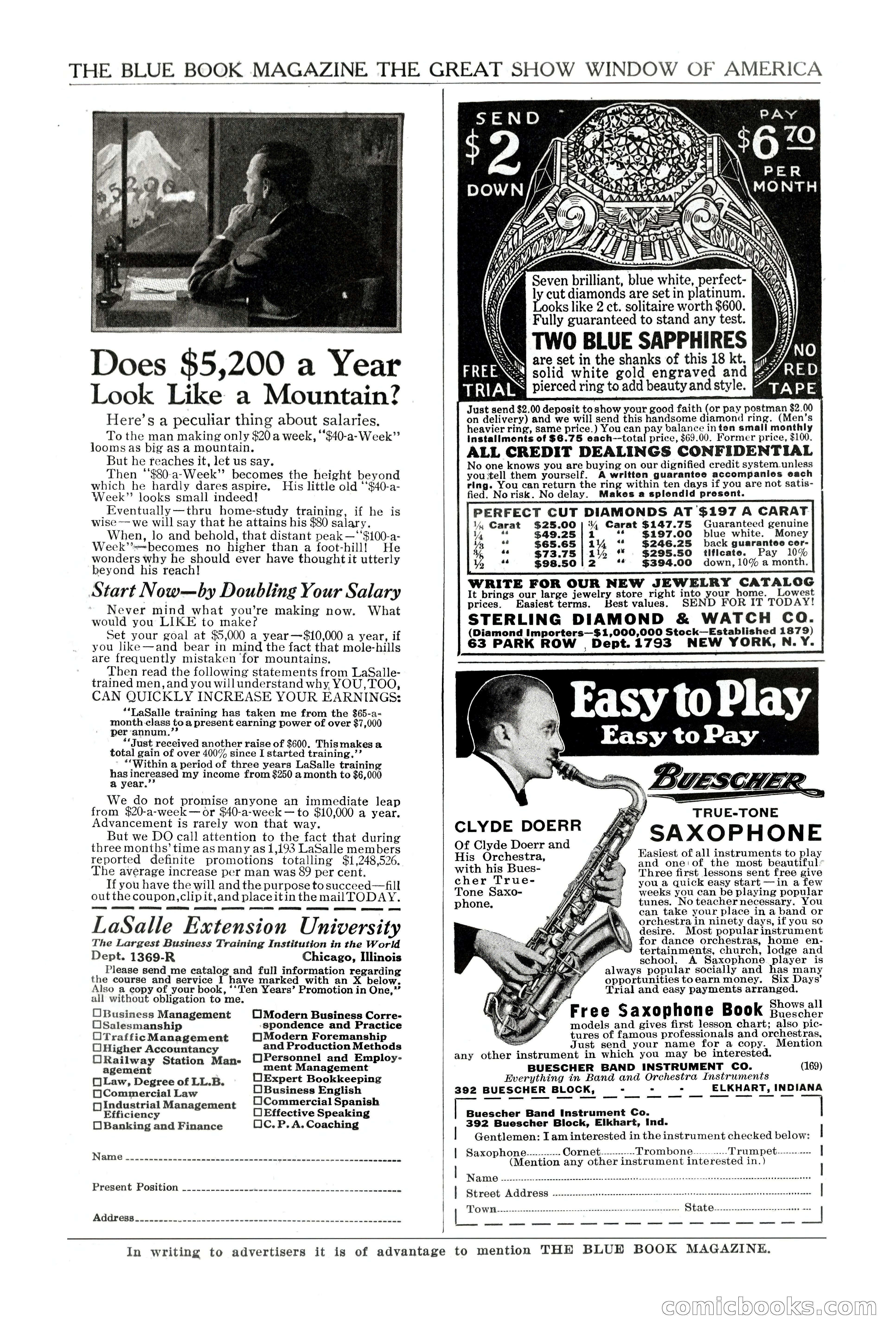 The Blue Book Magazine, January 1925 — page 206 of 208