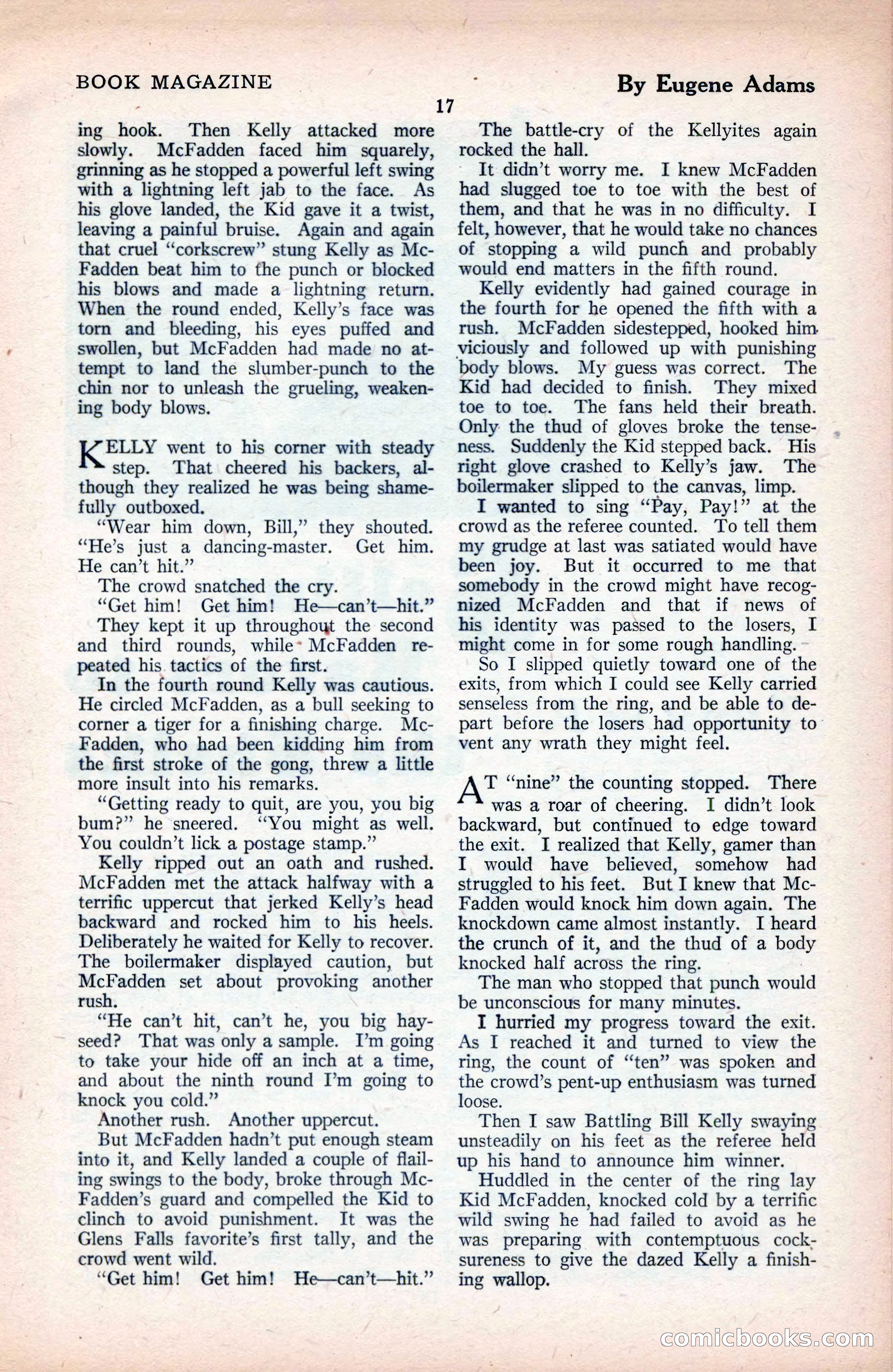 The Blue Book Magazine, September 1925 — page 19 of 208