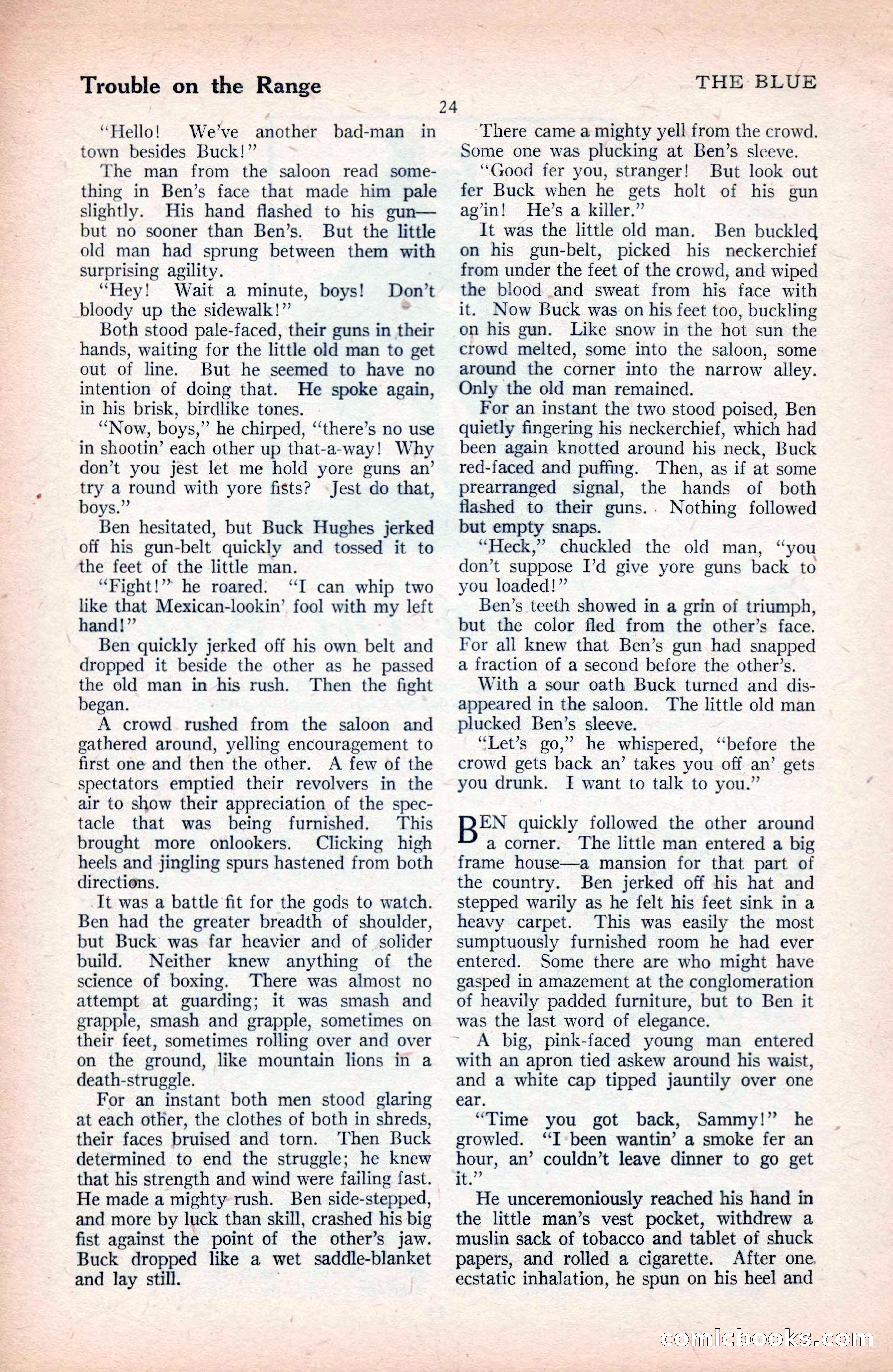 The Blue Book Magazine, September 1925 — page 26 of 208