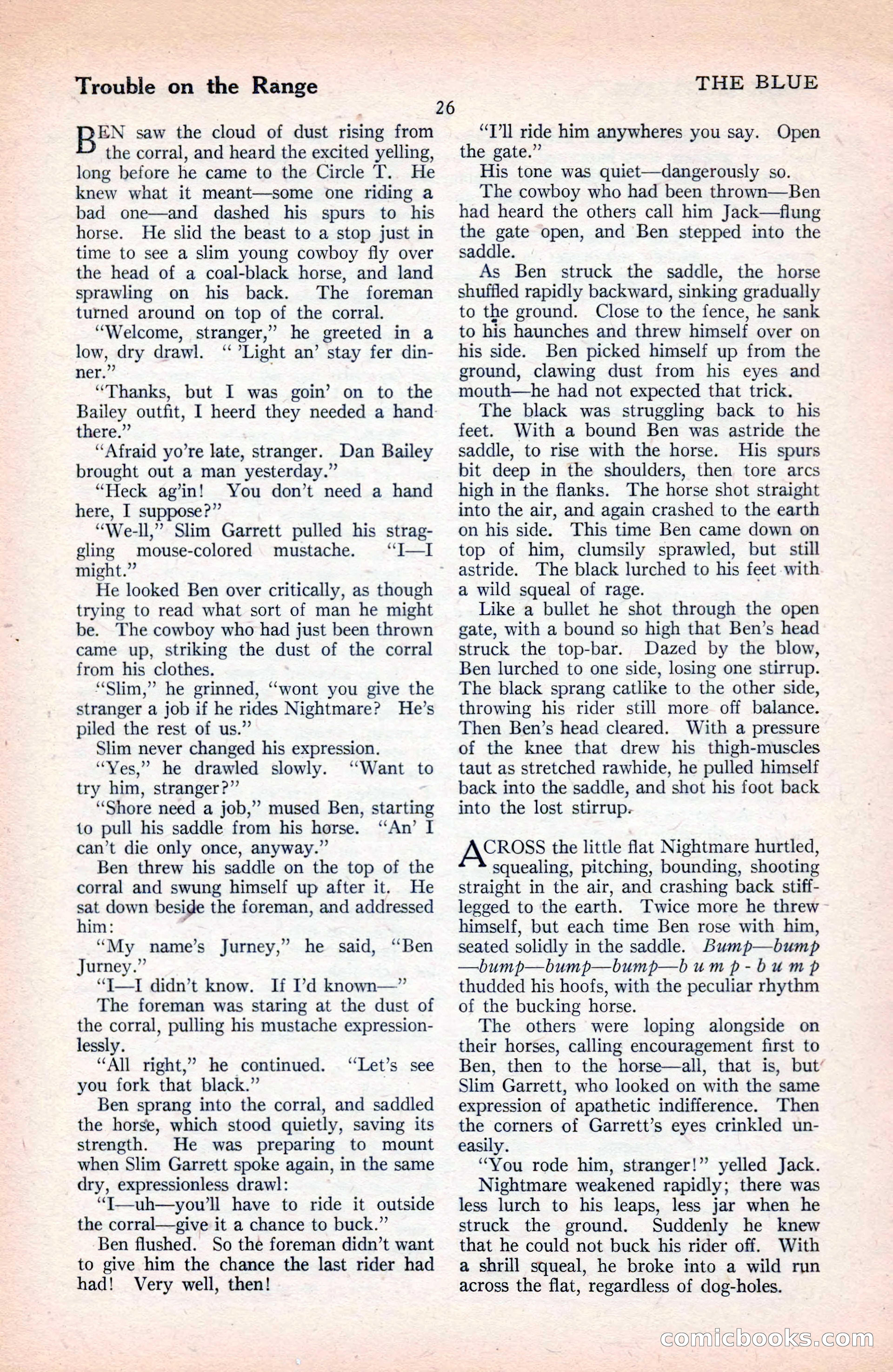 The Blue Book Magazine, September 1925 — page 28 of 208