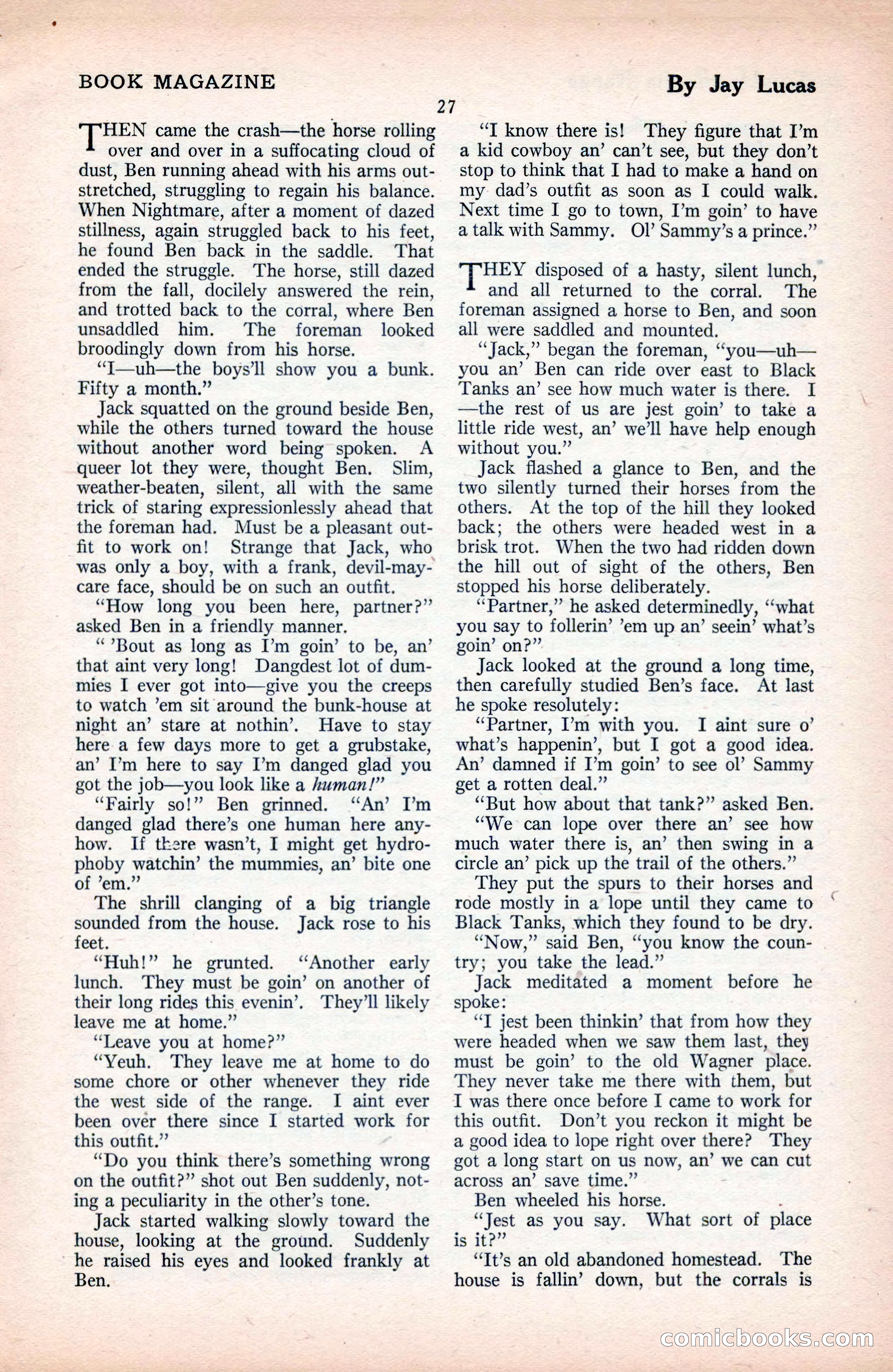 The Blue Book Magazine, September 1925 — page 29 of 208