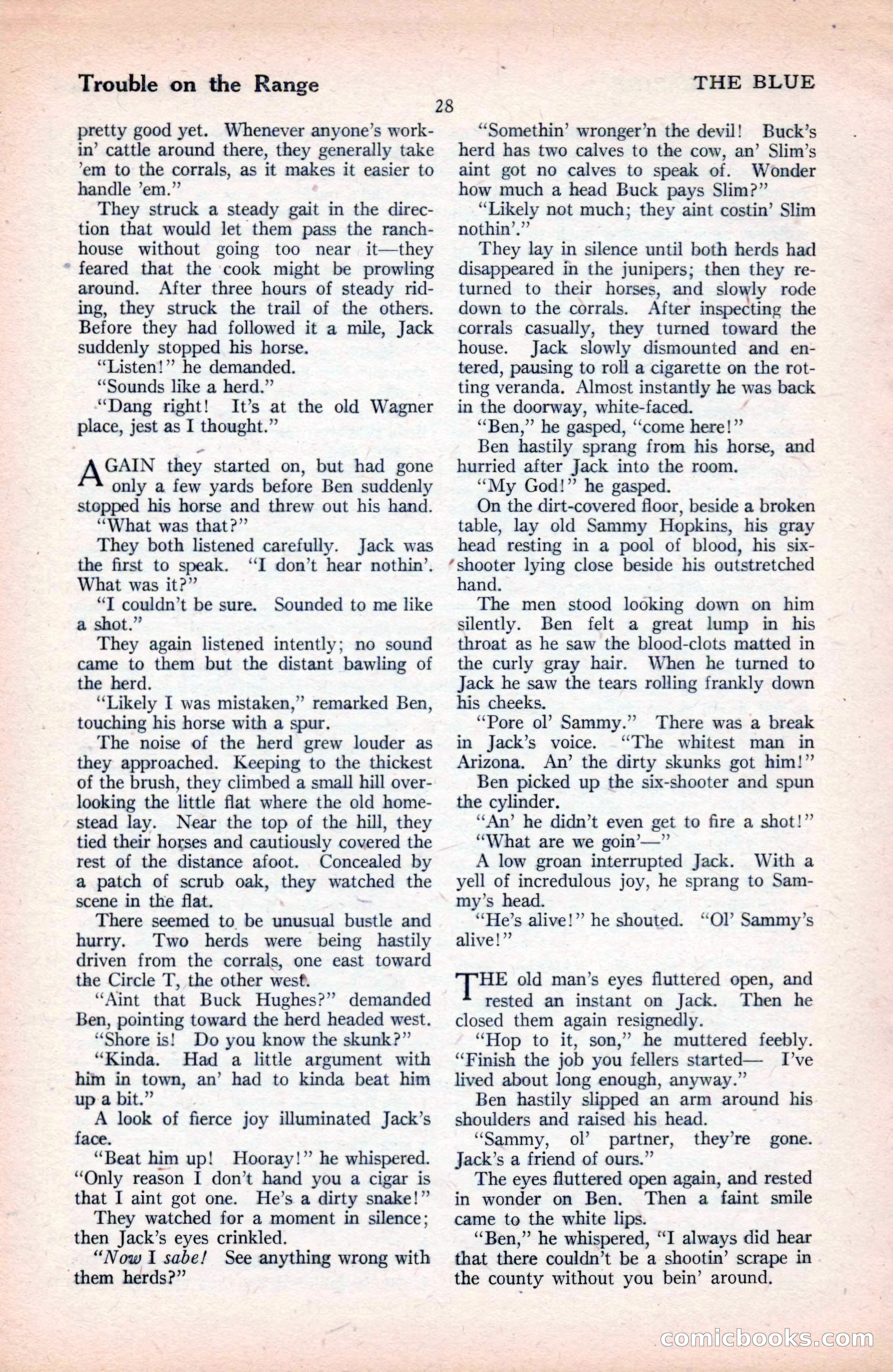 The Blue Book Magazine, September 1925 — page 30 of 208