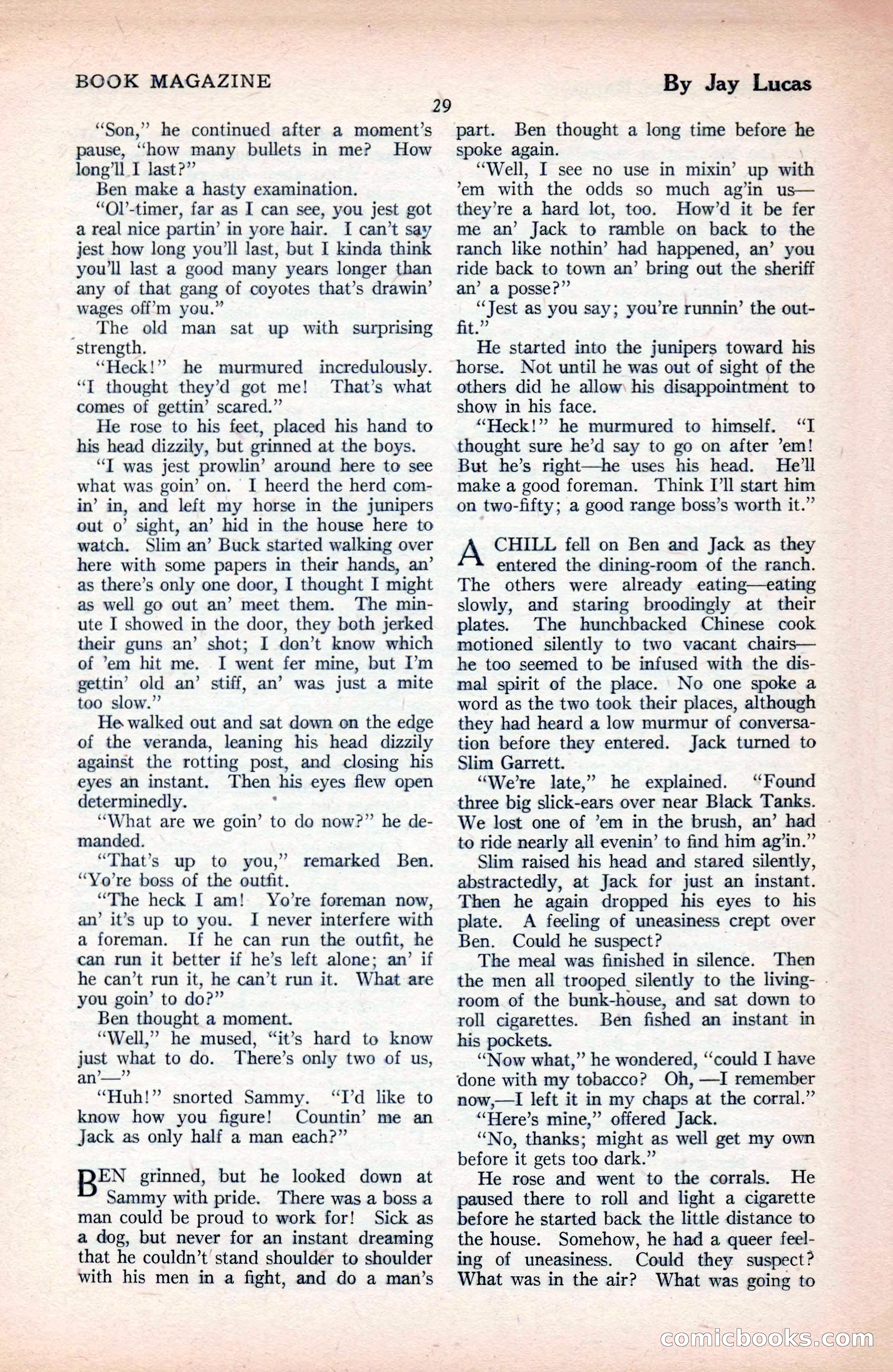 The Blue Book Magazine, September 1925 — page 31 of 208