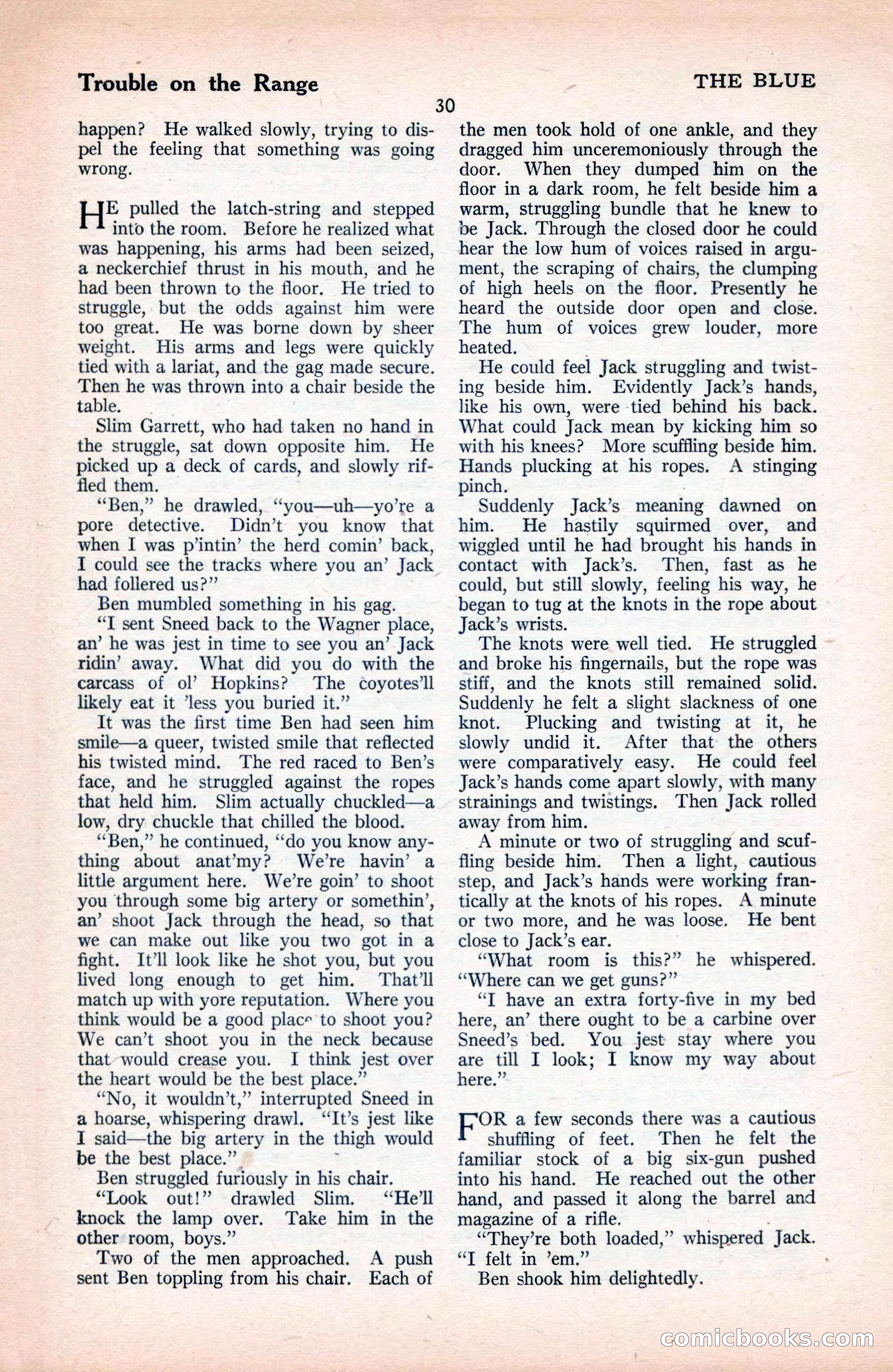 The Blue Book Magazine, September 1925 — page 32 of 208