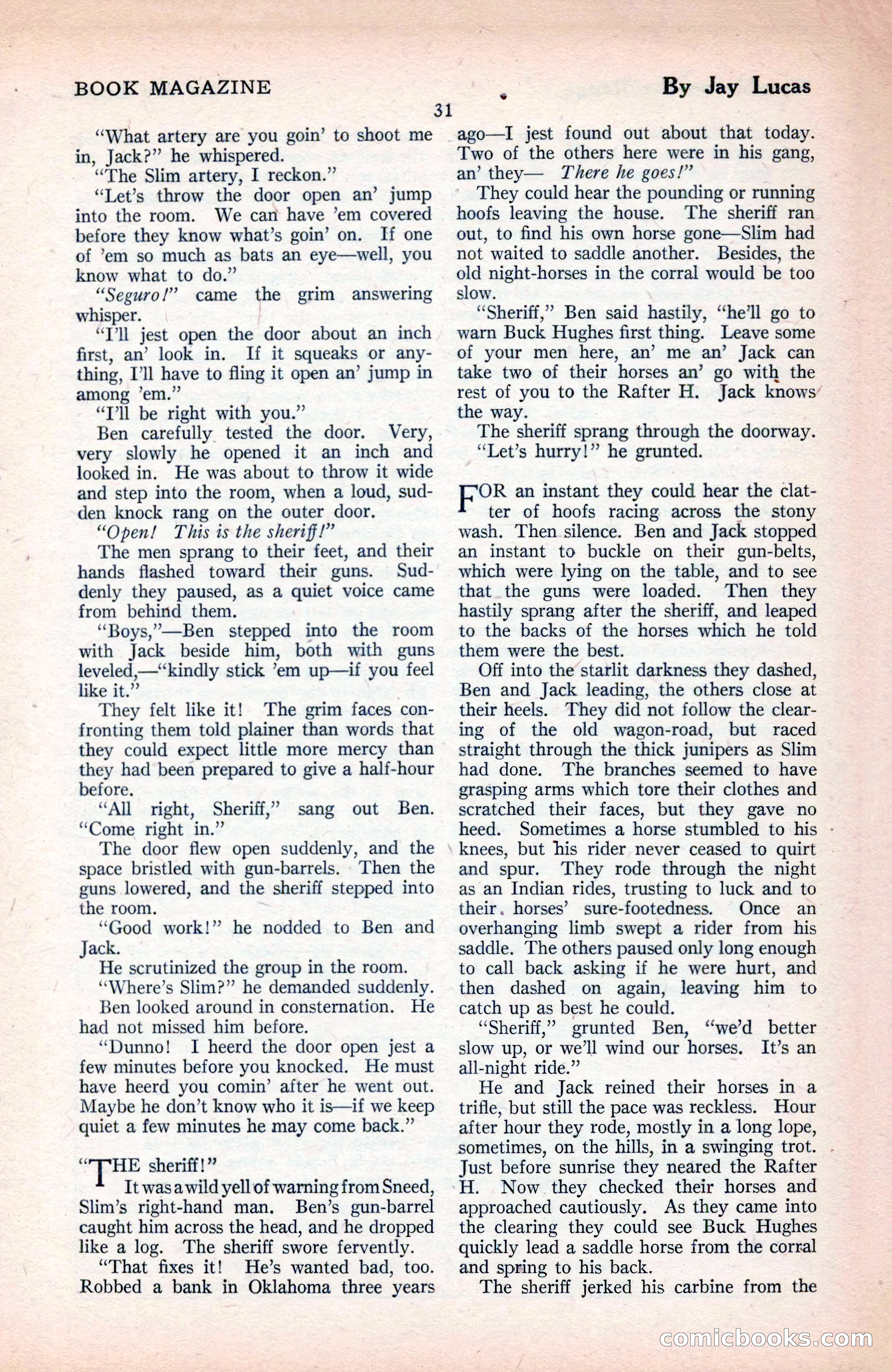 The Blue Book Magazine, September 1925 — page 33 of 208